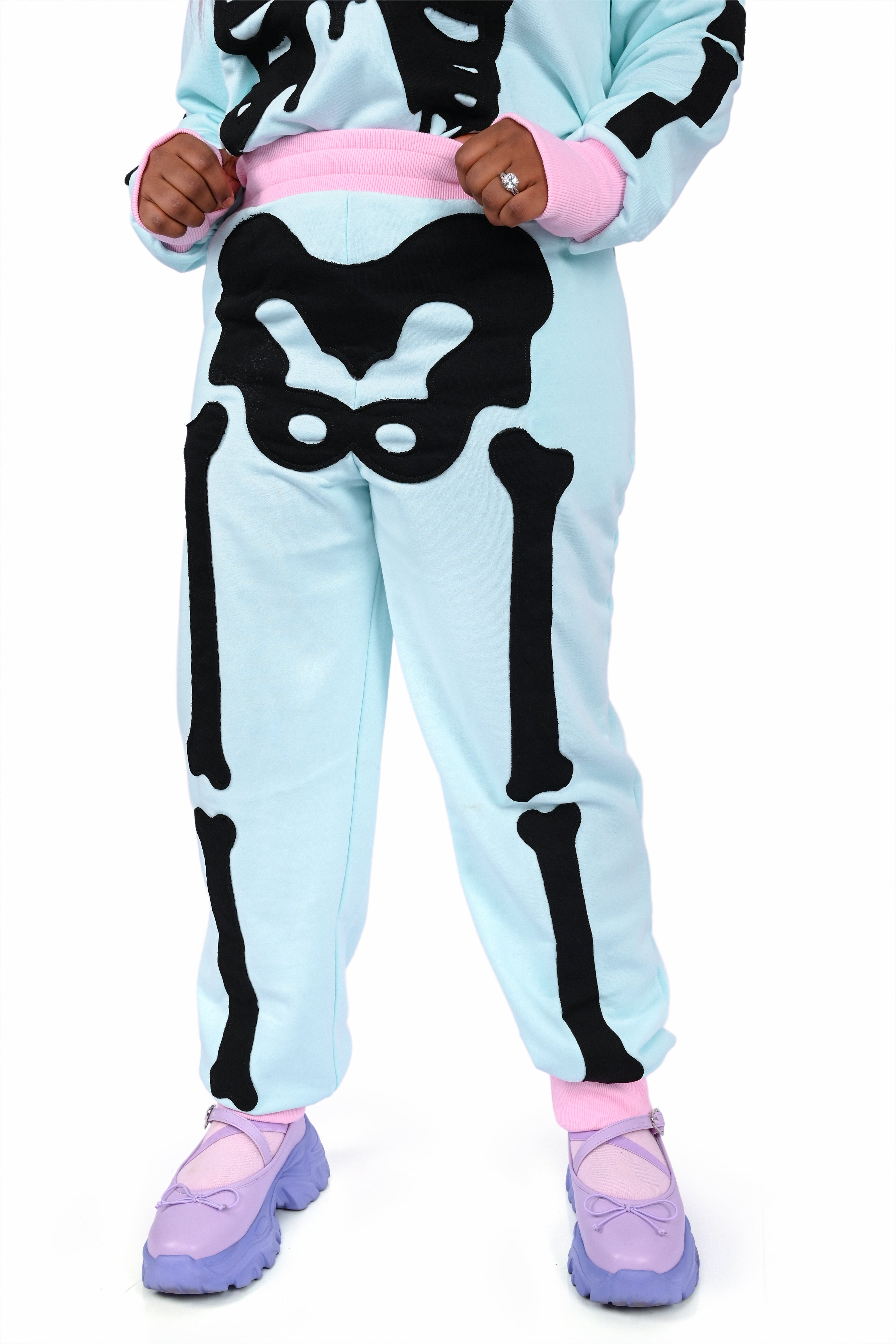 Skeleton Joggers – My Violet