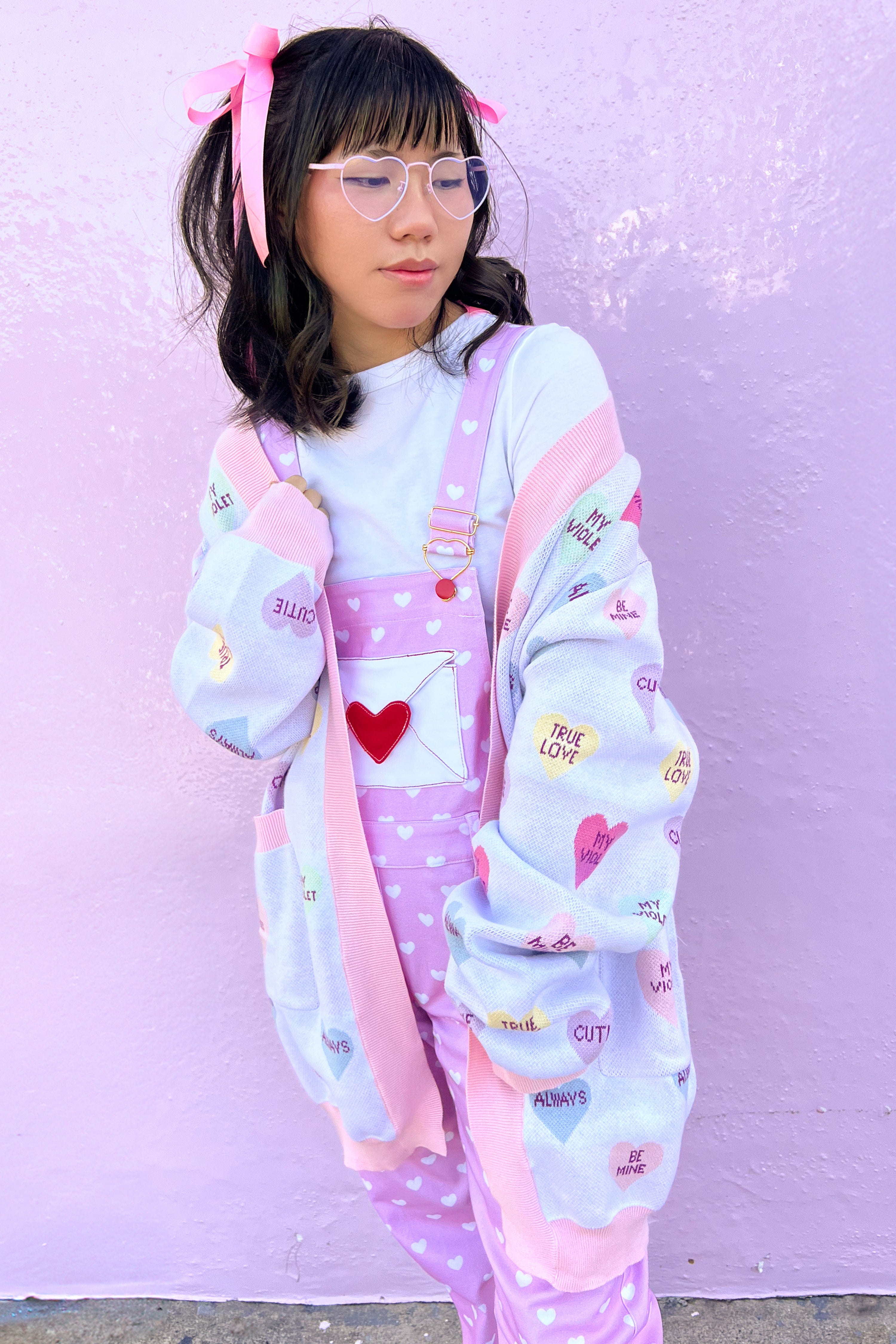 Candy Hearts Cardigan | My Violet