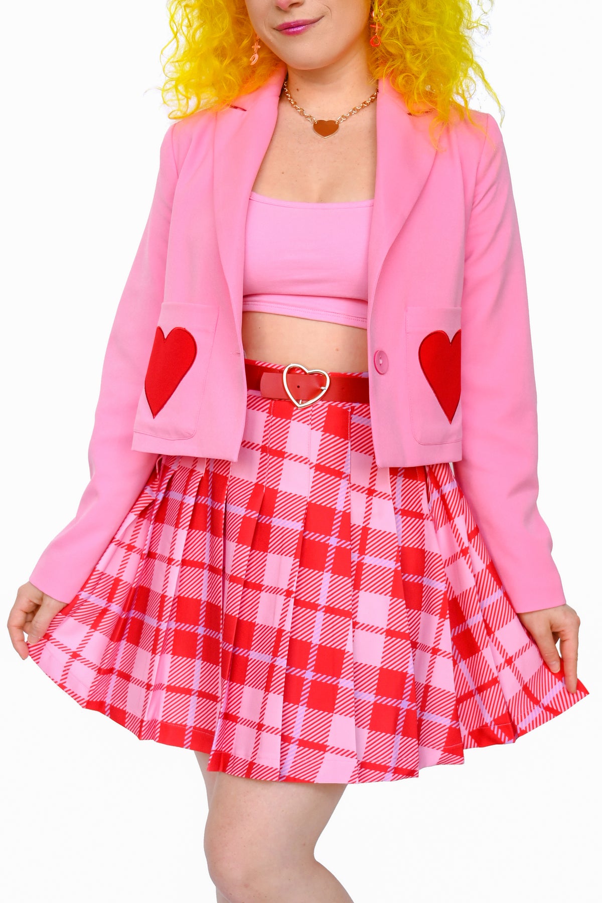 Valentine Claire Pleated Skirt - X-Small left!