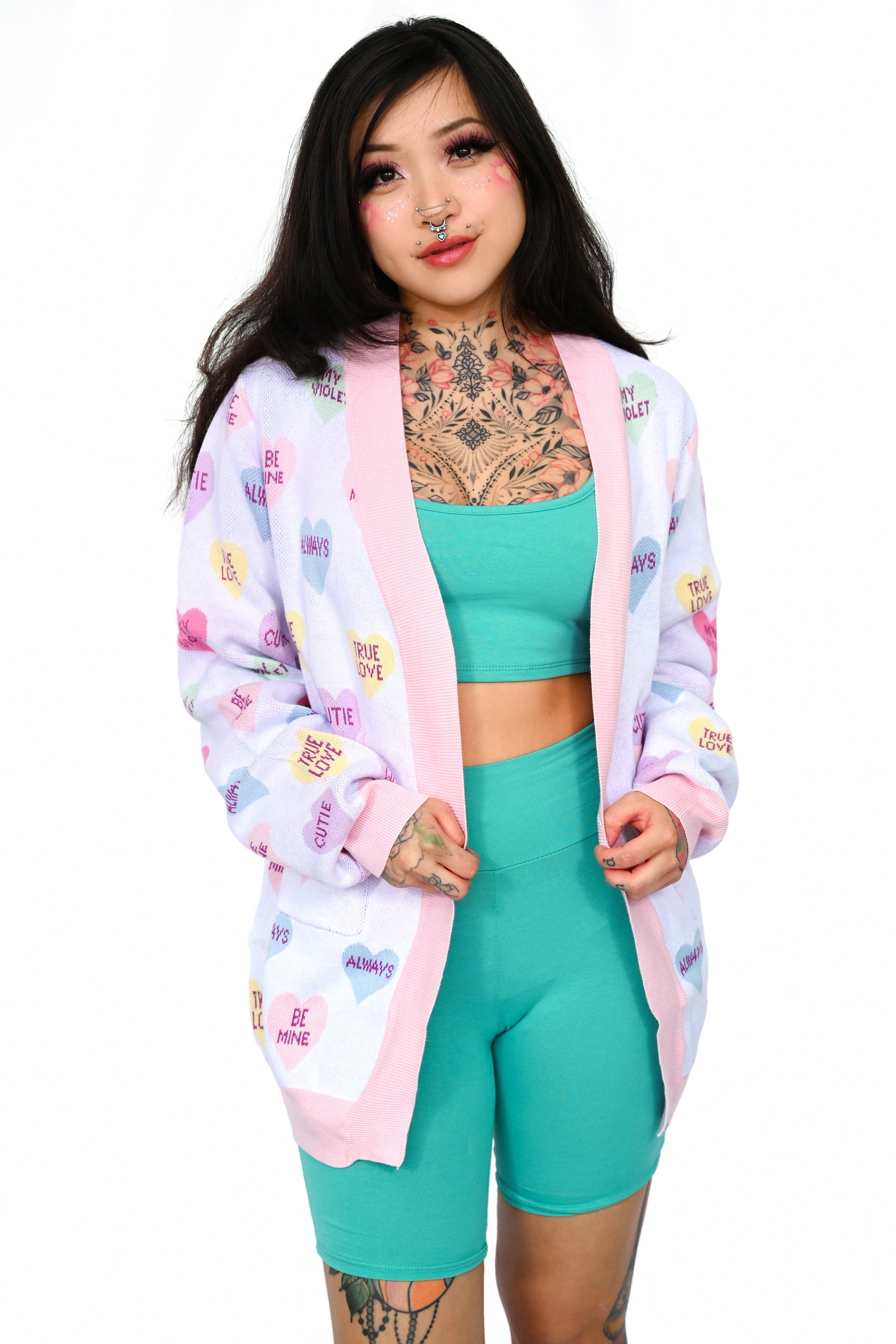 Candy Hearts Cardigan | My Violet