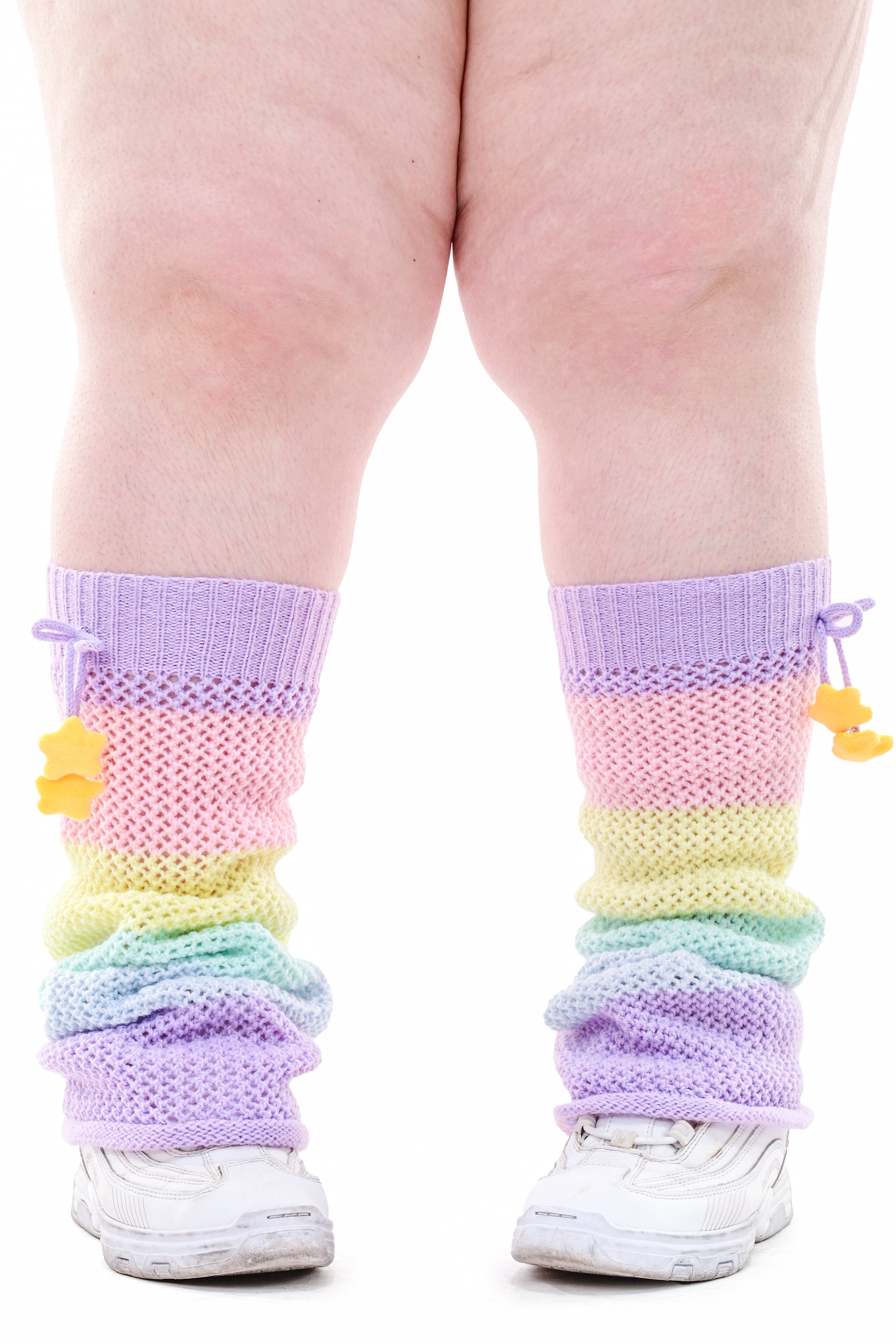 Rainbow Stripe Leg Warmers