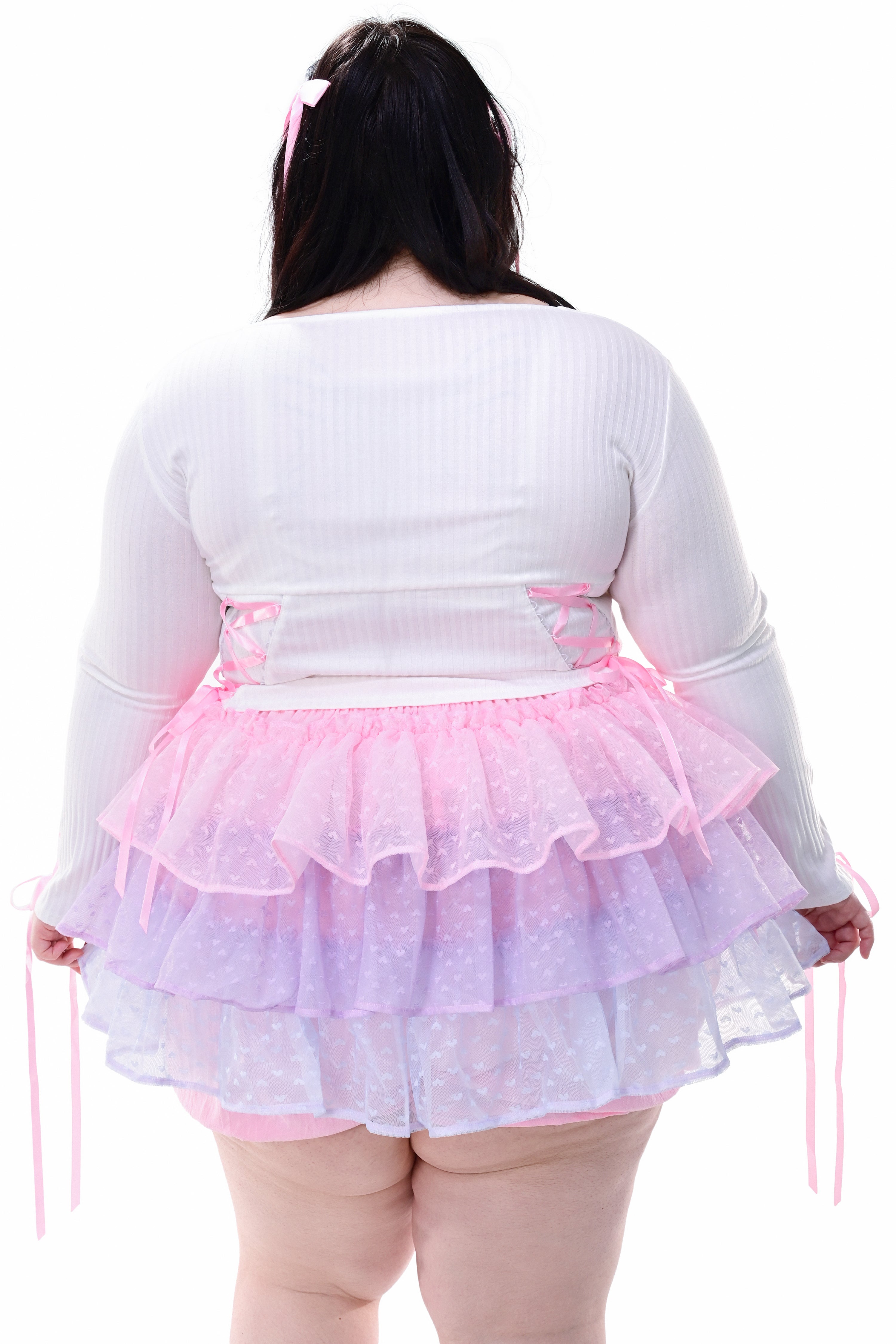 Cotton Candy Ruffle Skort