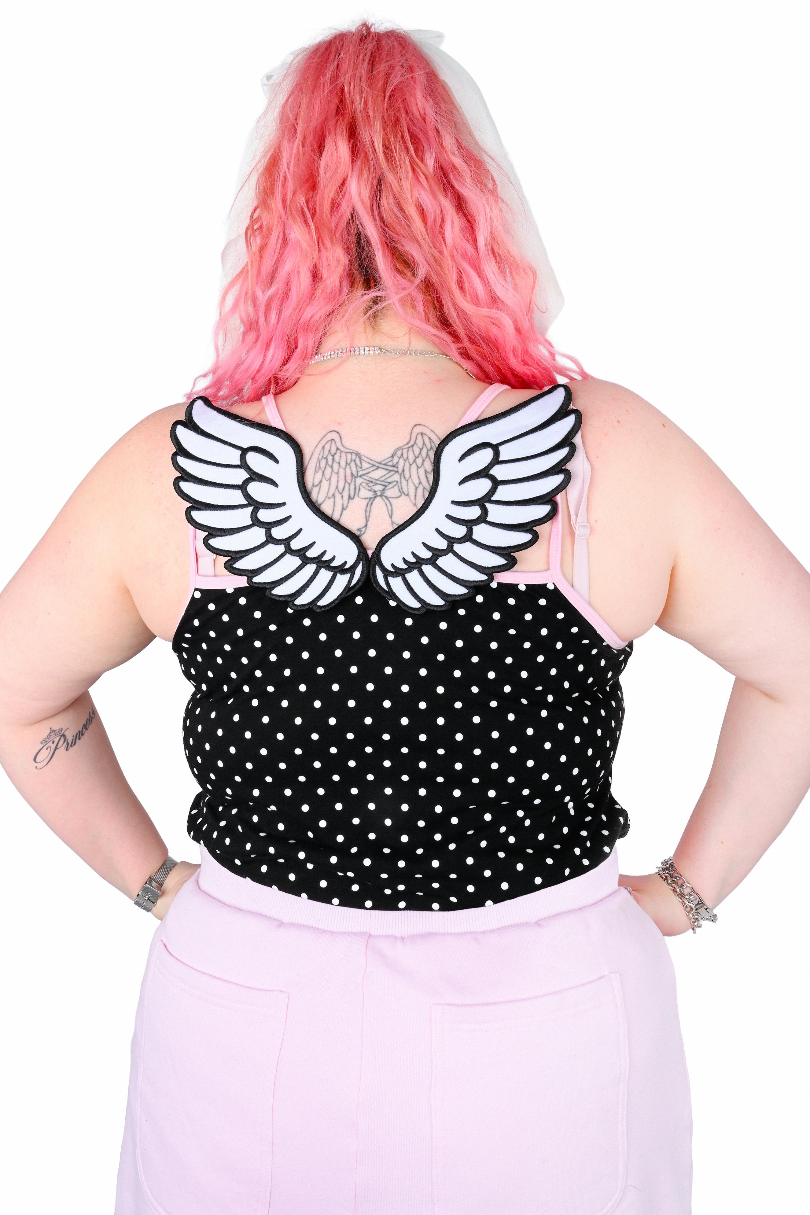 Sera Angel Wing Cami - Black
