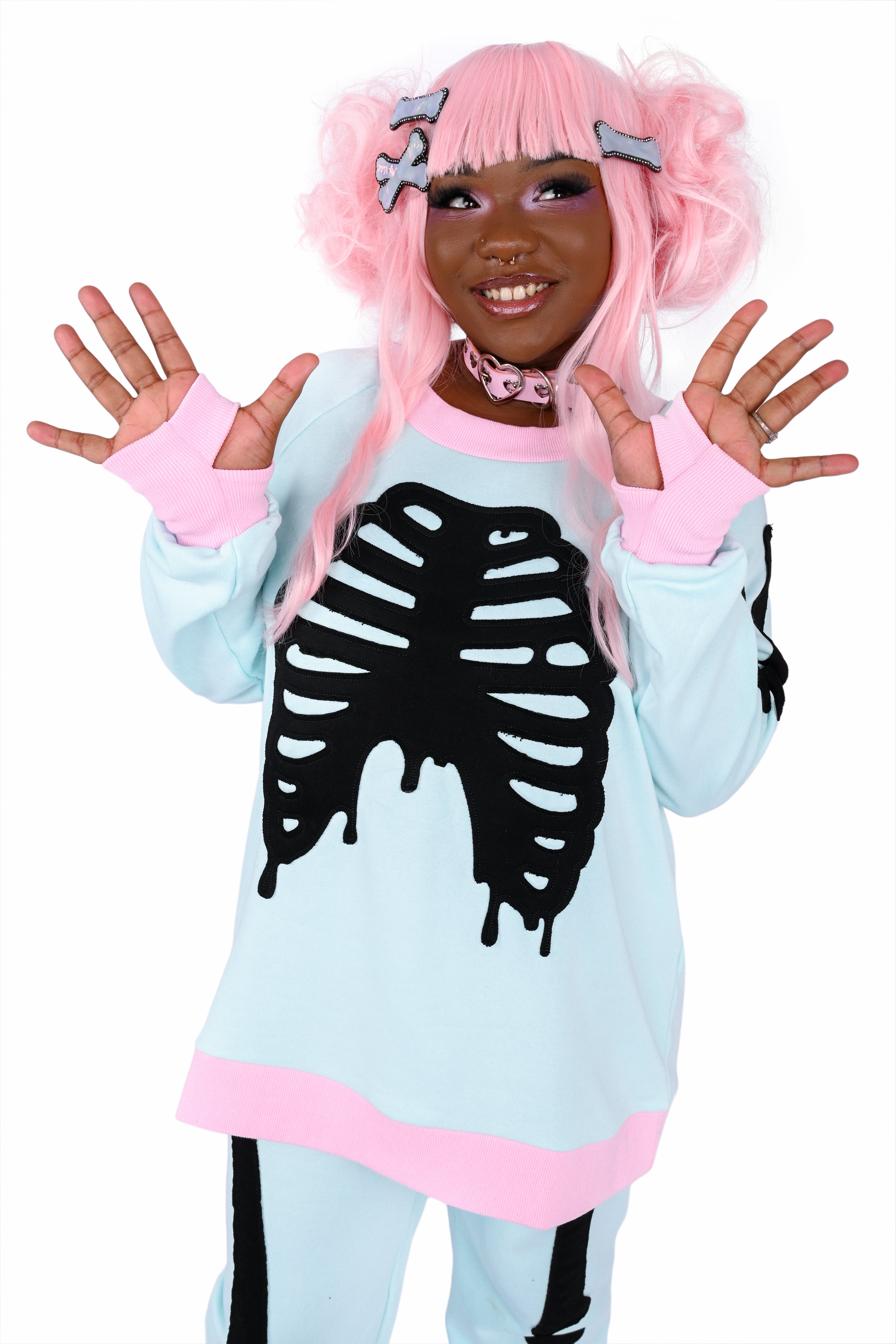 Skeleton Pullover Sweater