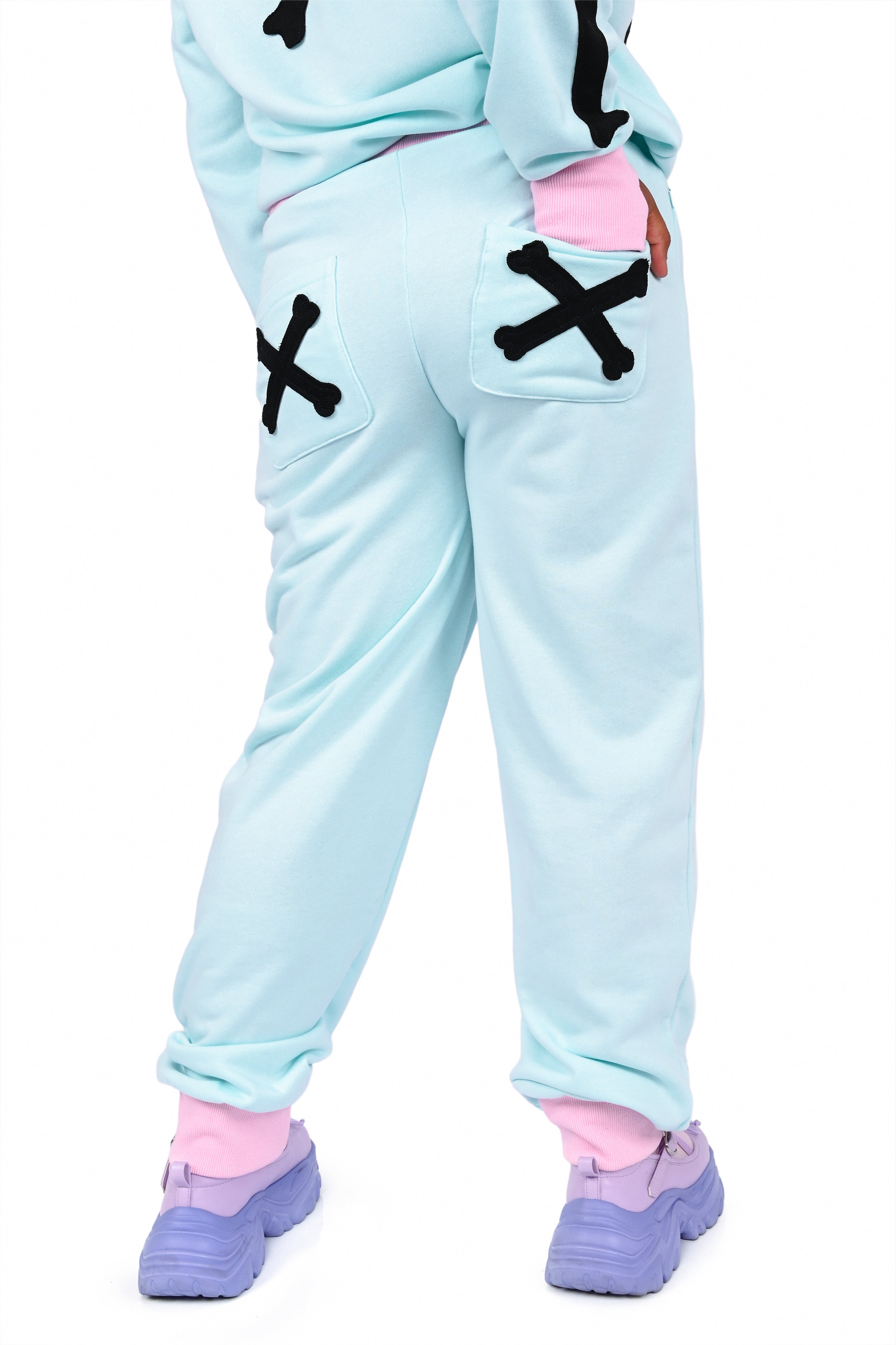 Skeleton Joggers – My Violet