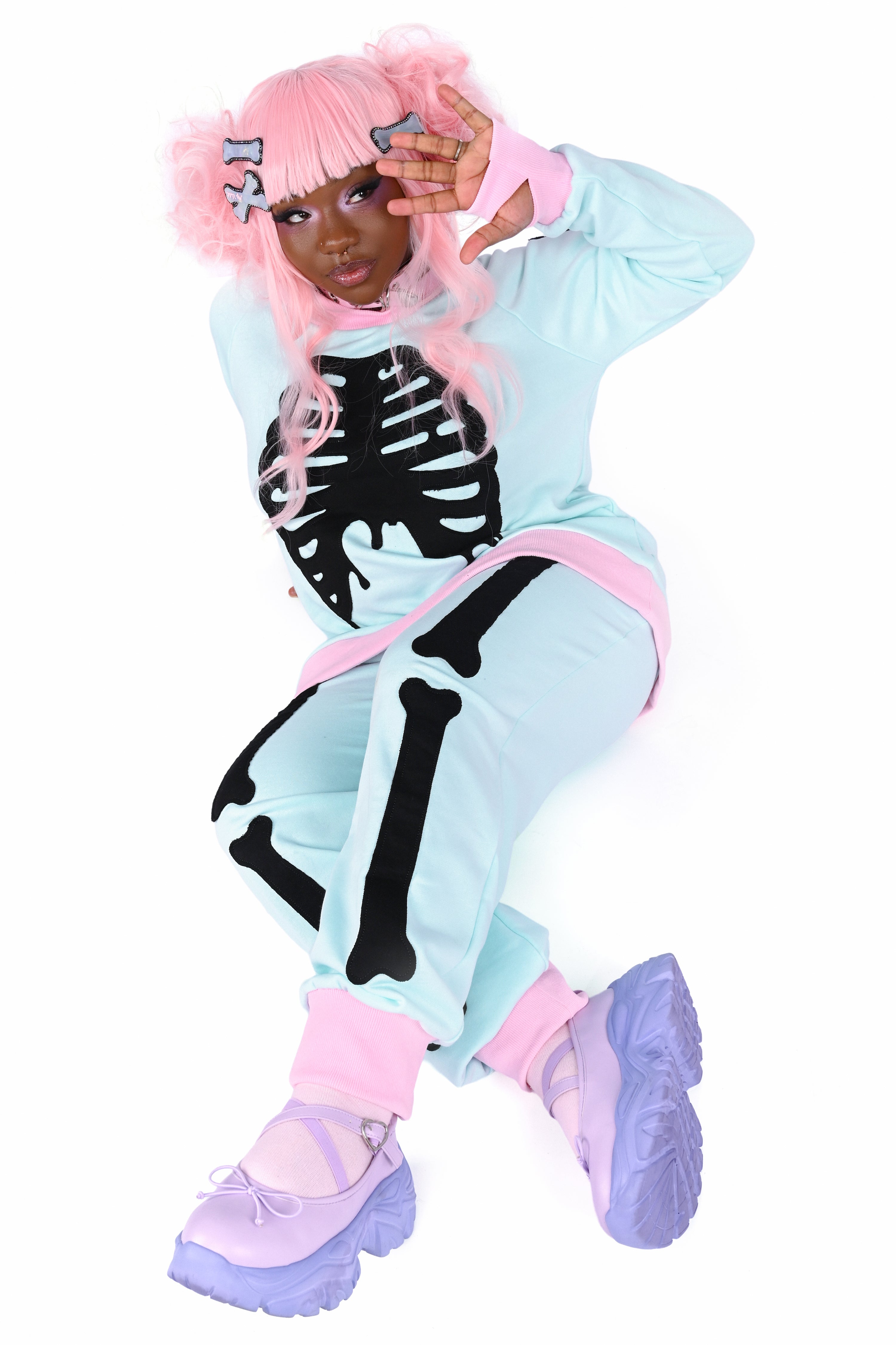 Skeleton Pullover Sweater