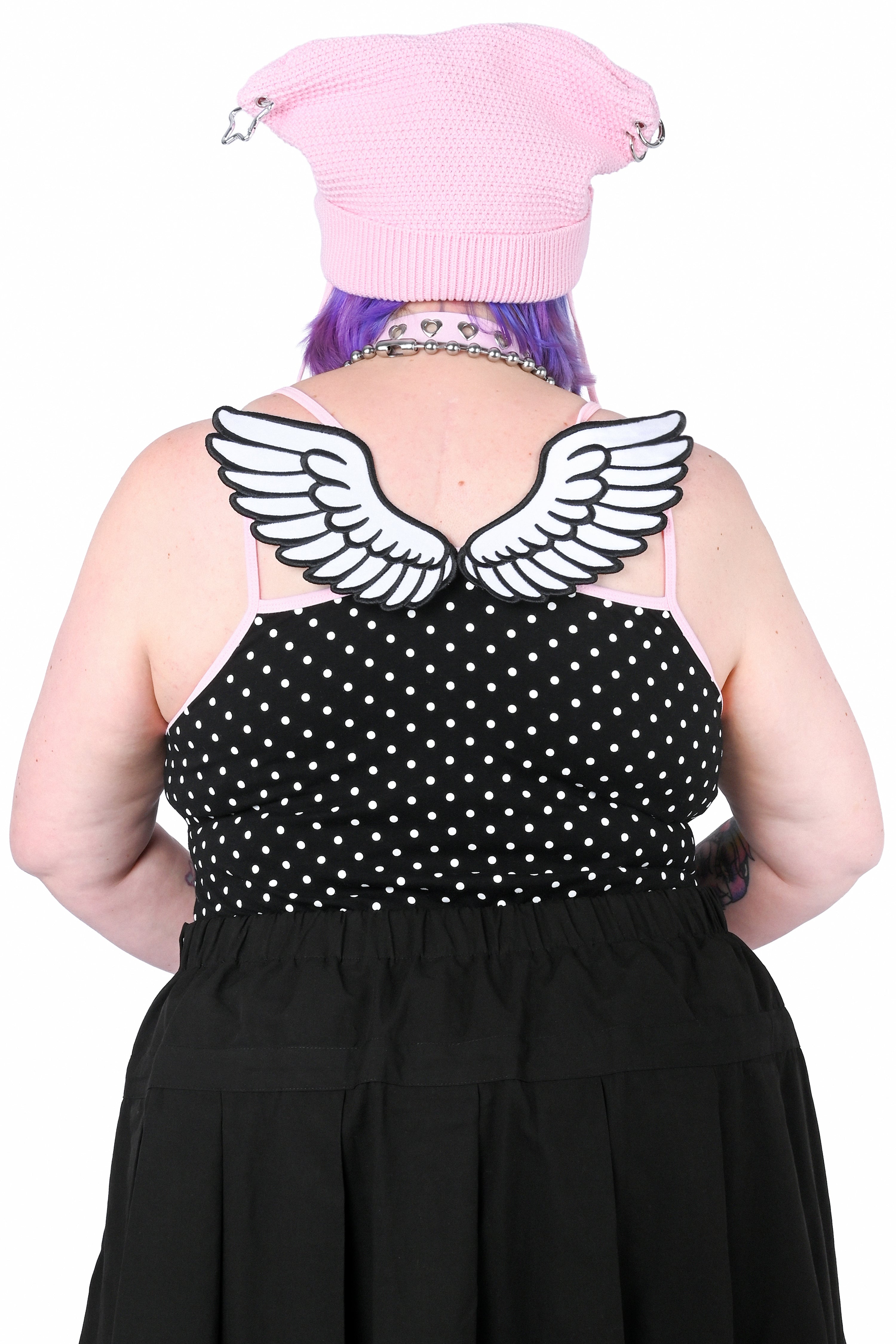 Sera Angel Wing Cami - Black