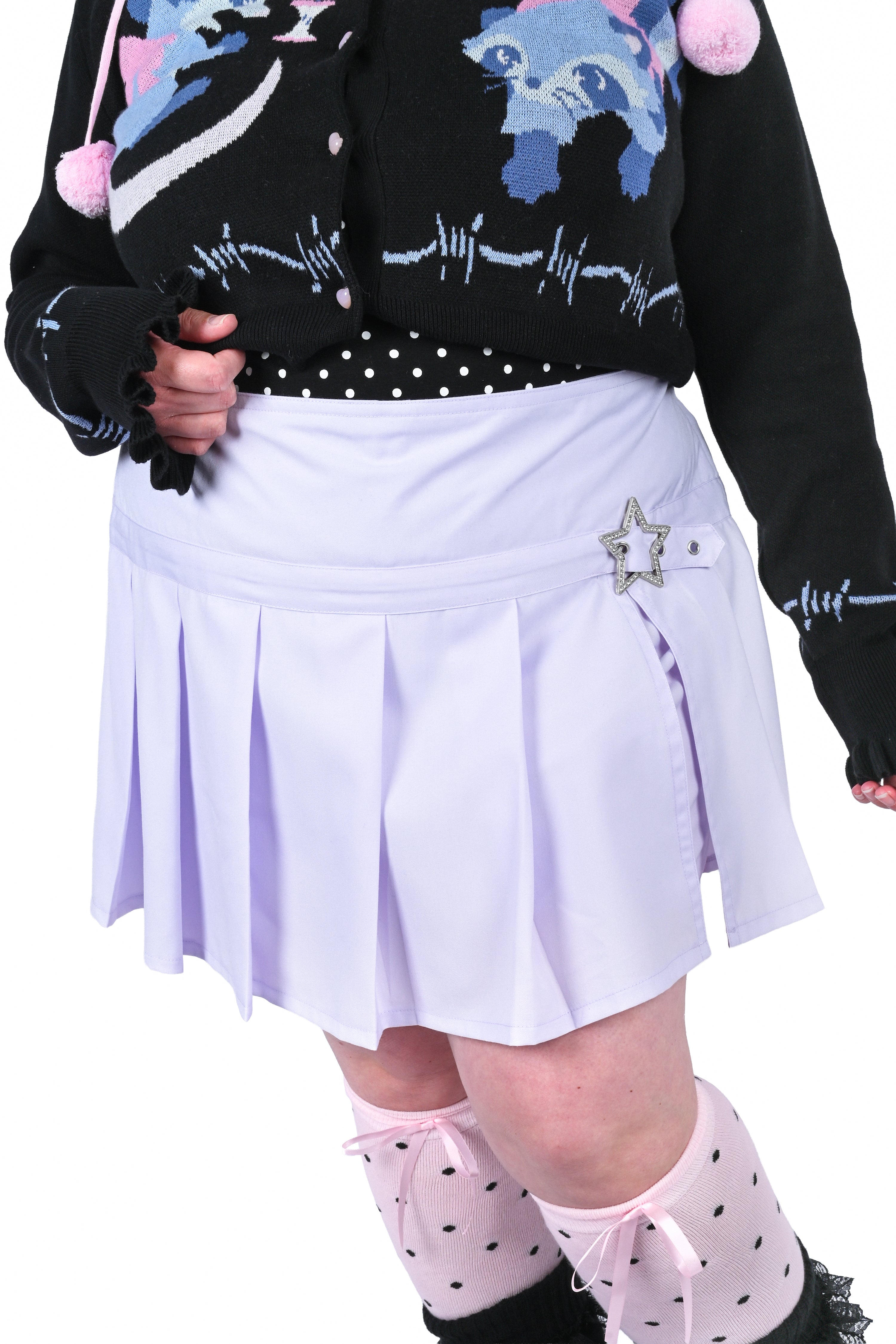 Hailey Pleated Skirt - Lavender