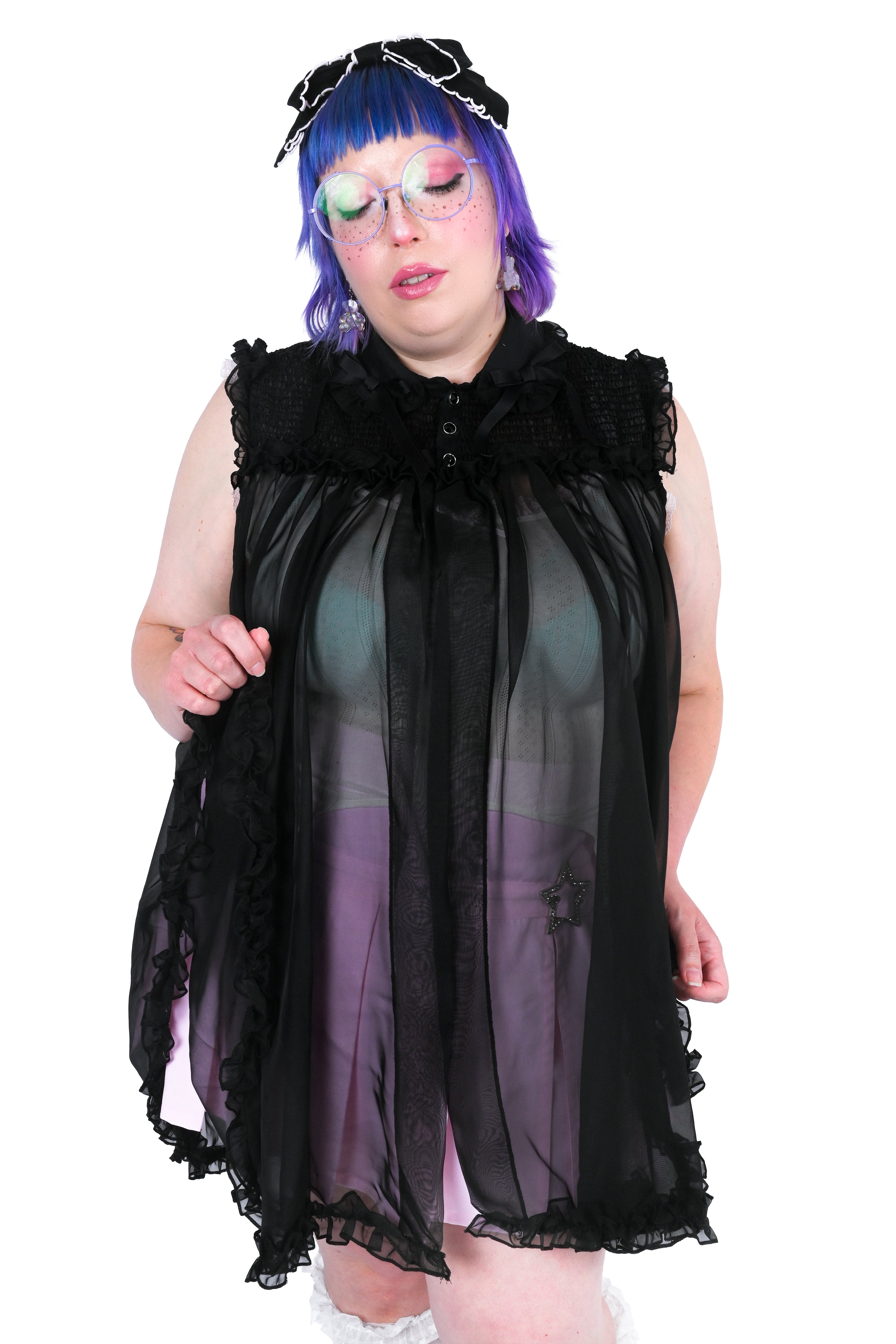Vivi Peignoir - Black