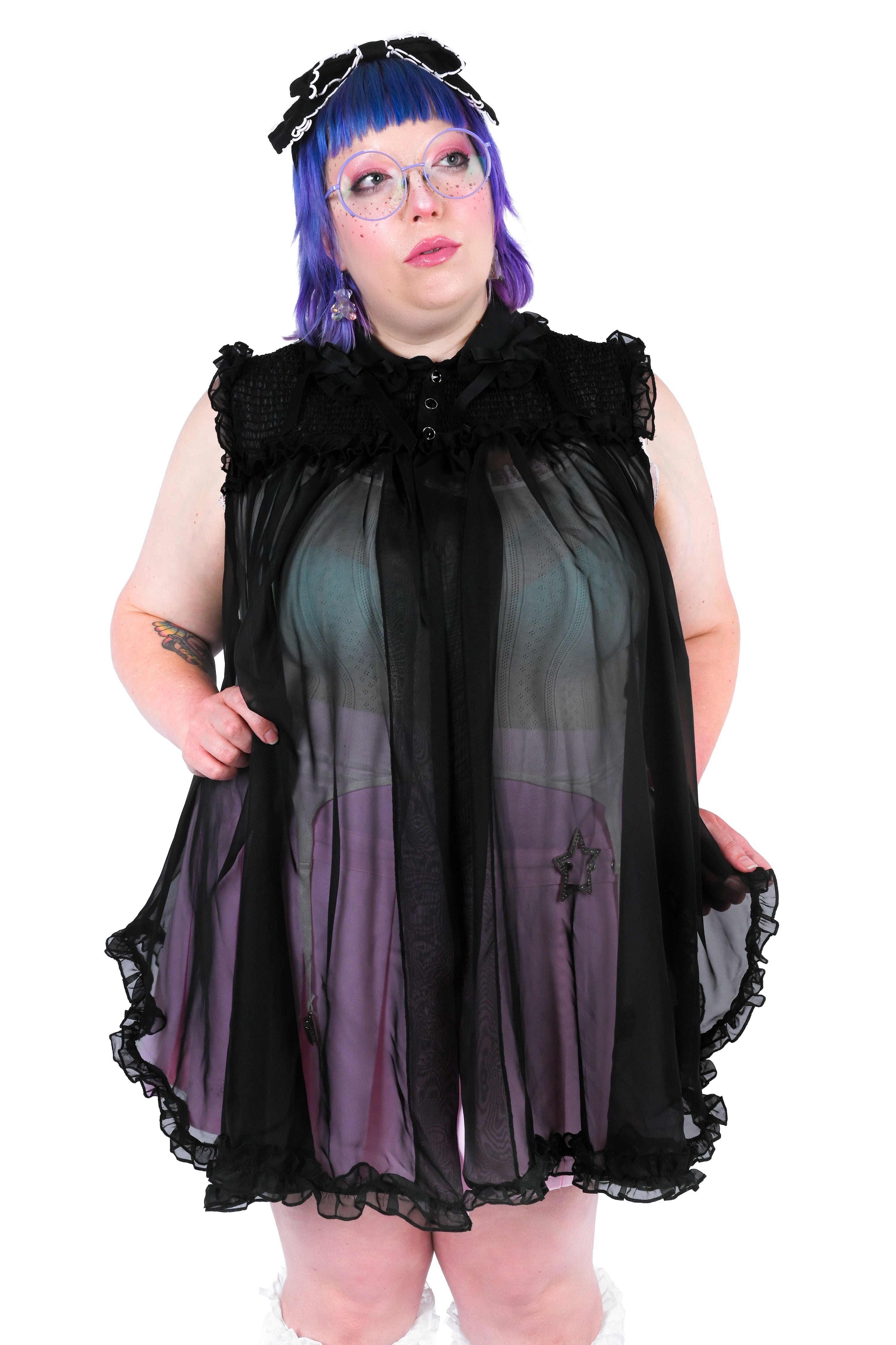 Vivi Peignoir - Black