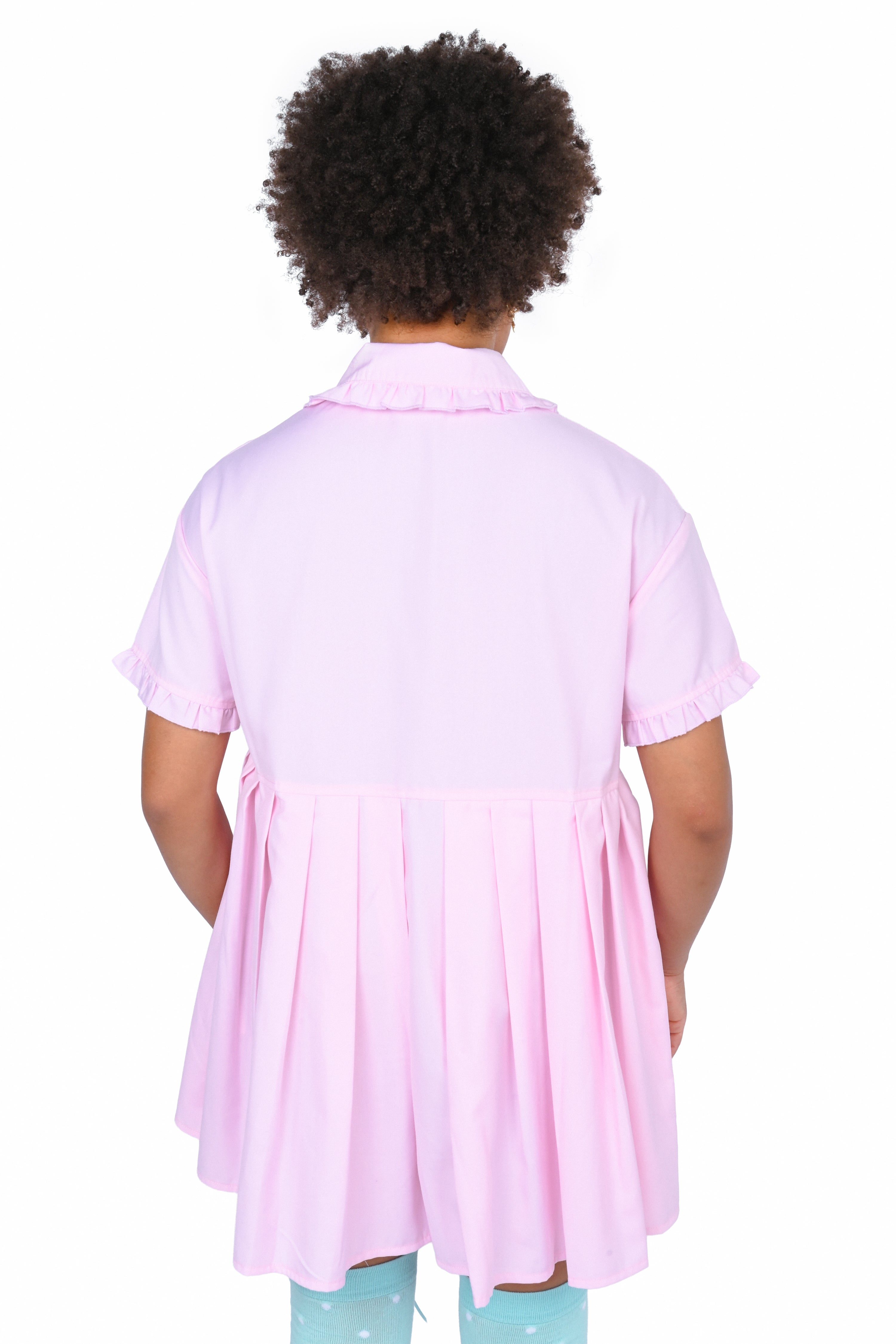 Stella Shirt Dress - Pink