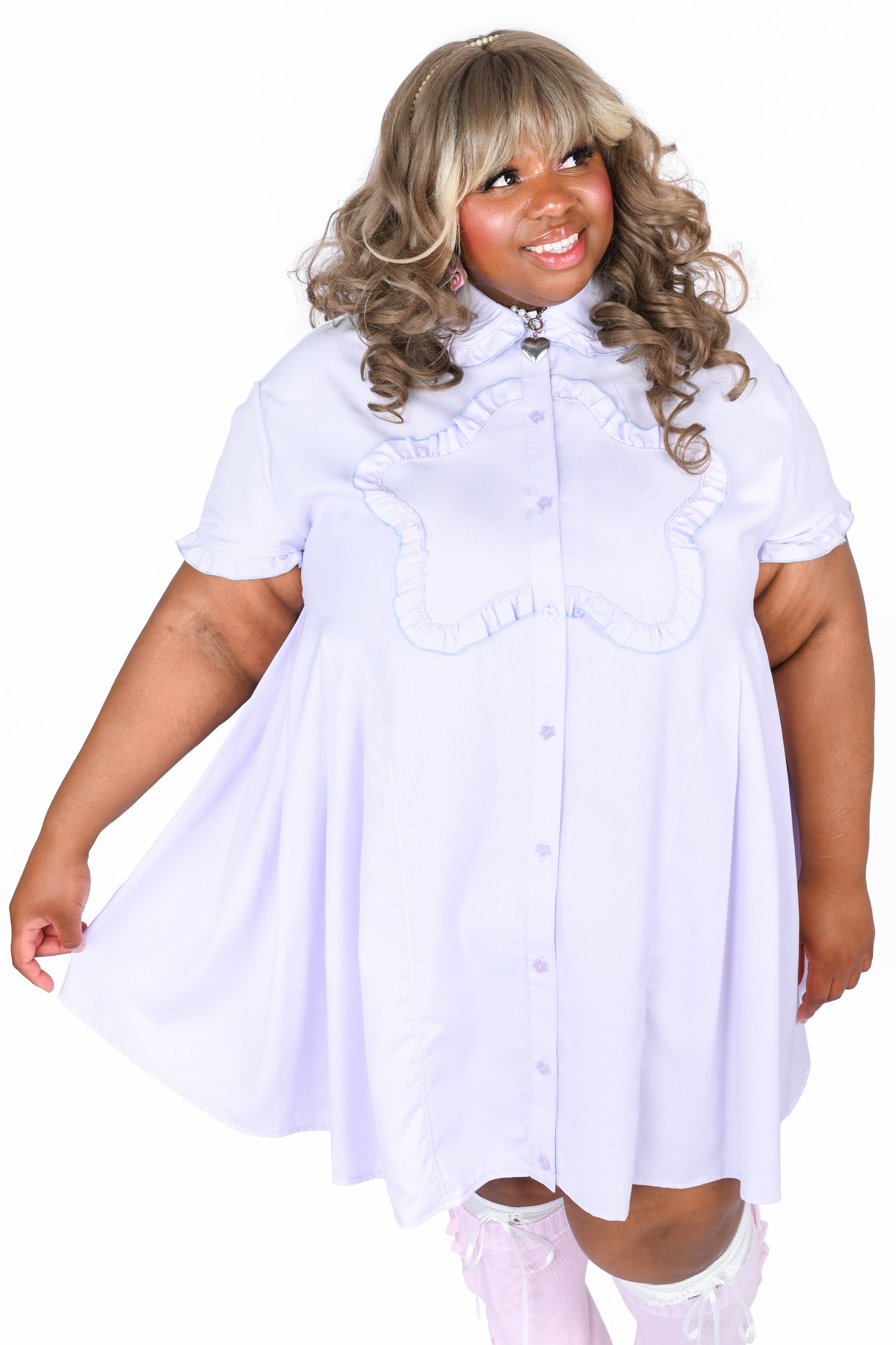 Stella Shirt Dress - Lavender – My Violet