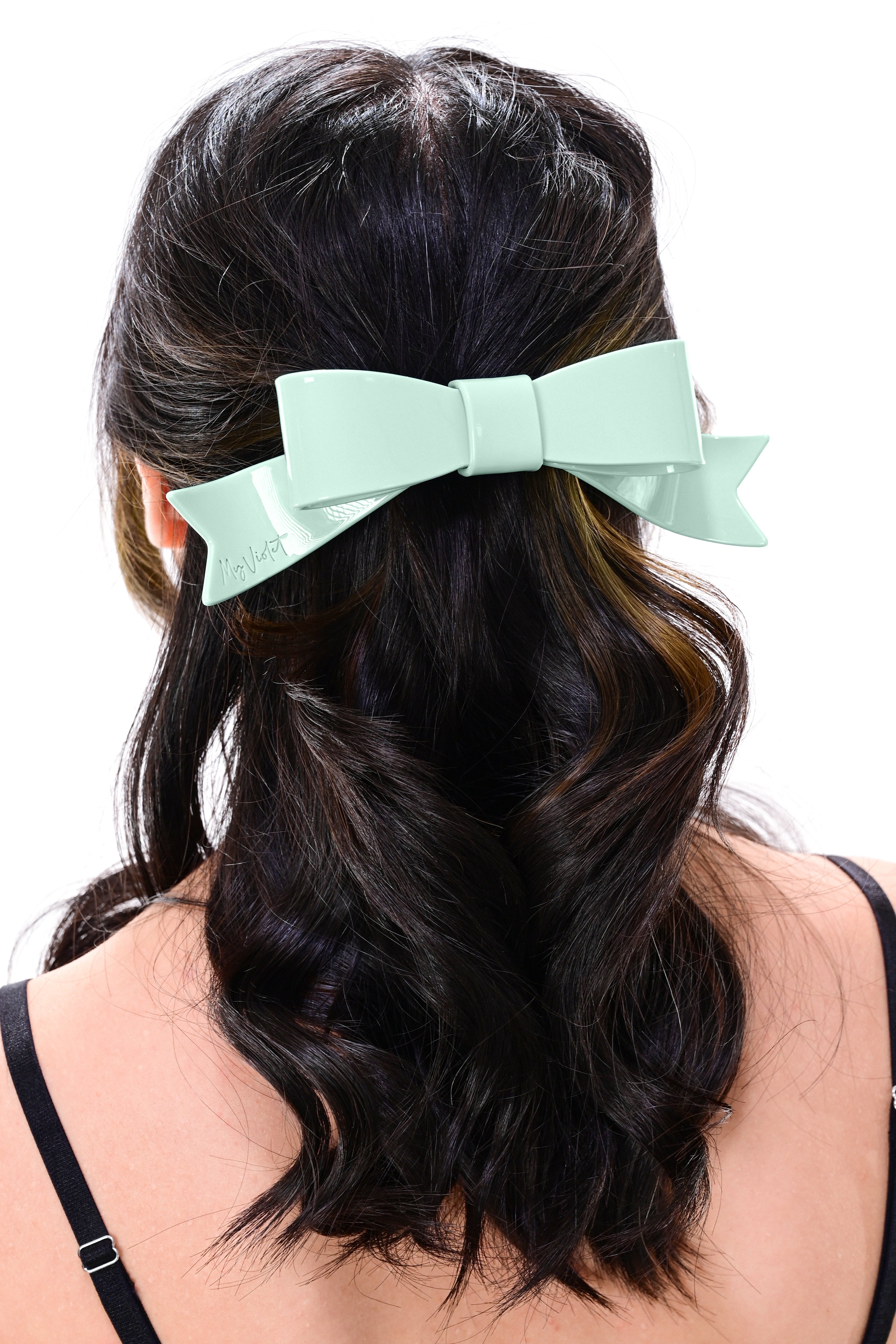 Candy Ribbon Barrette - Mint