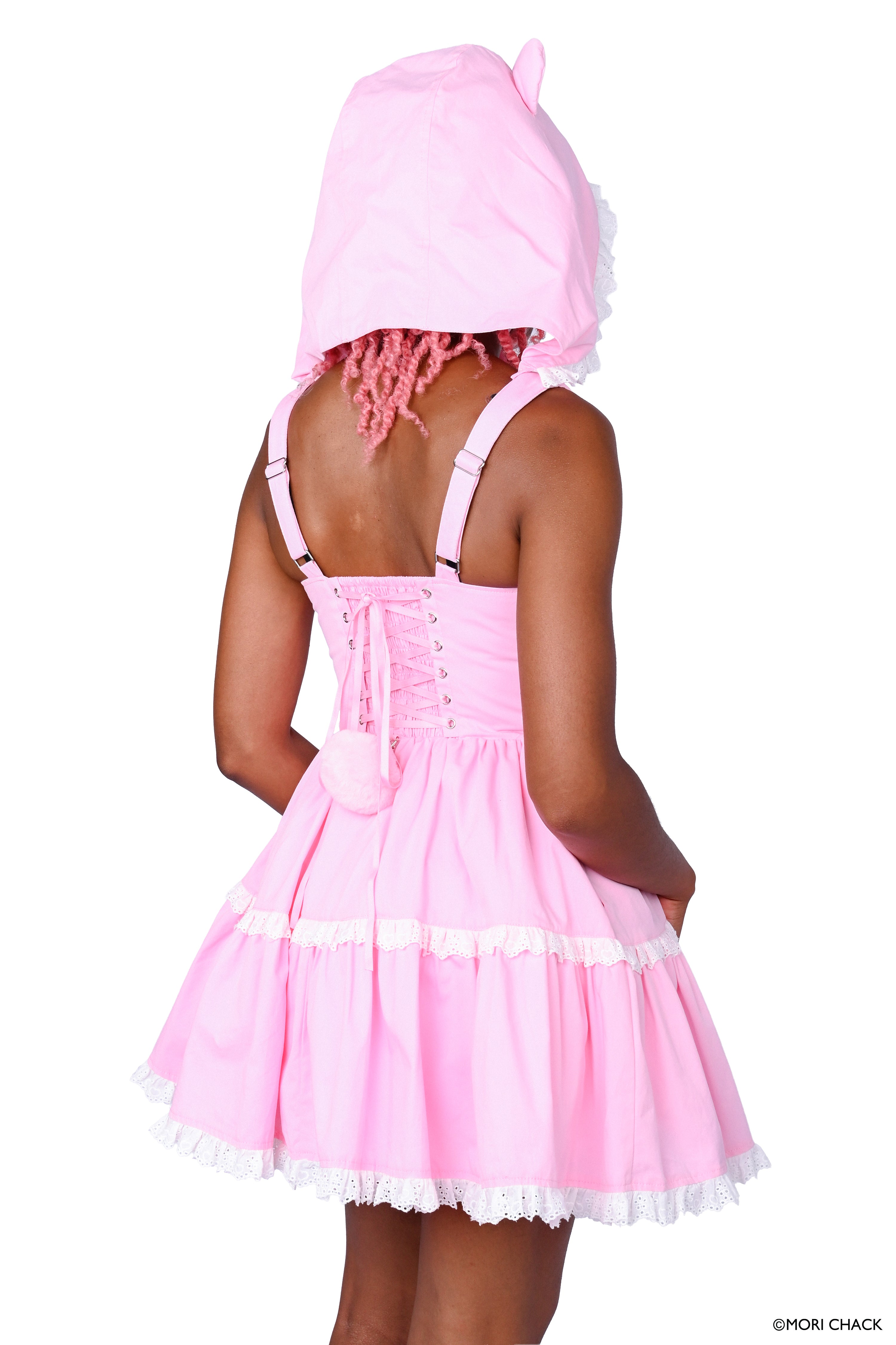 Gloomy Bear x My Violet - Gloomy Hooded Jumperskirt