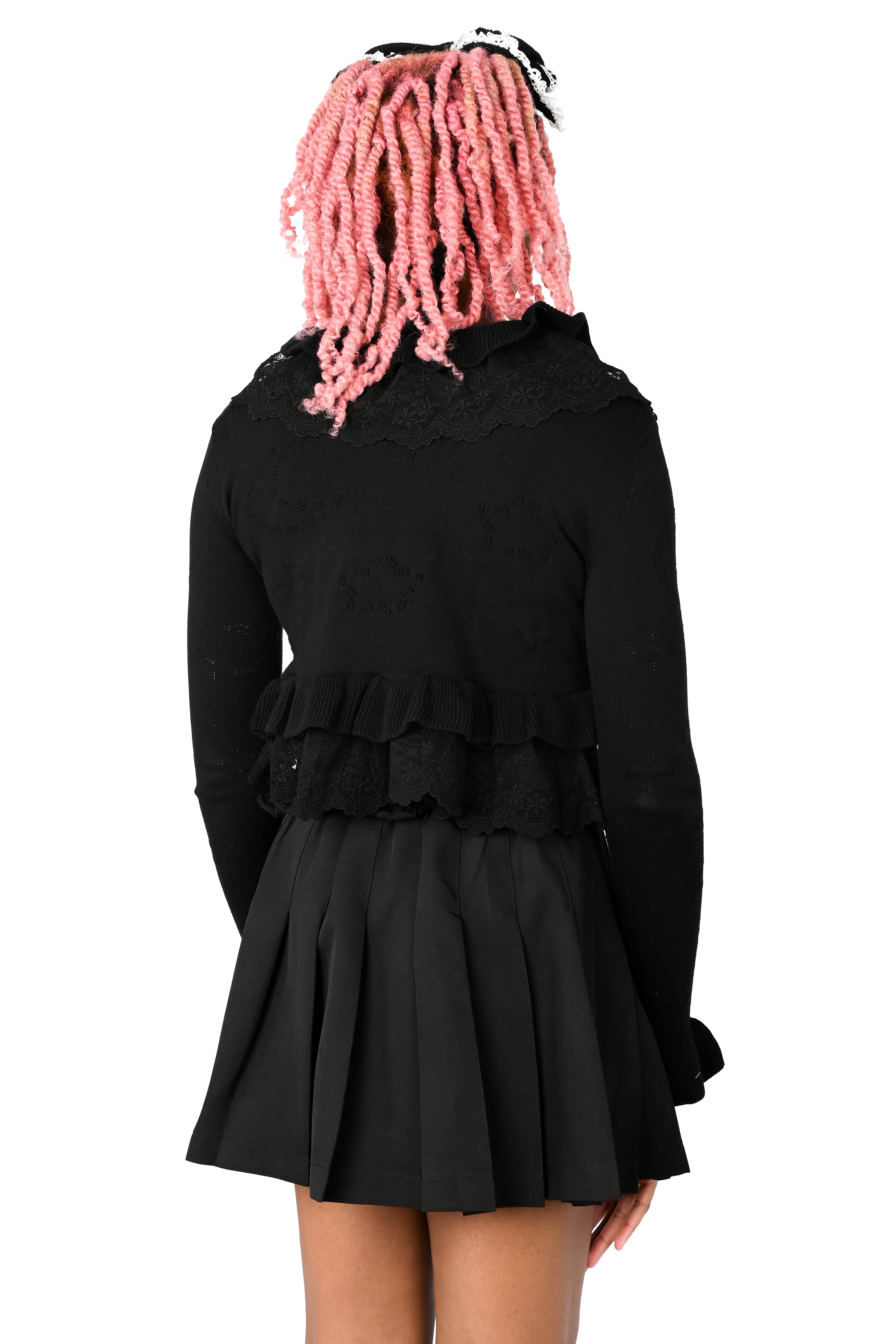 Claire Pleated Skirt - Black