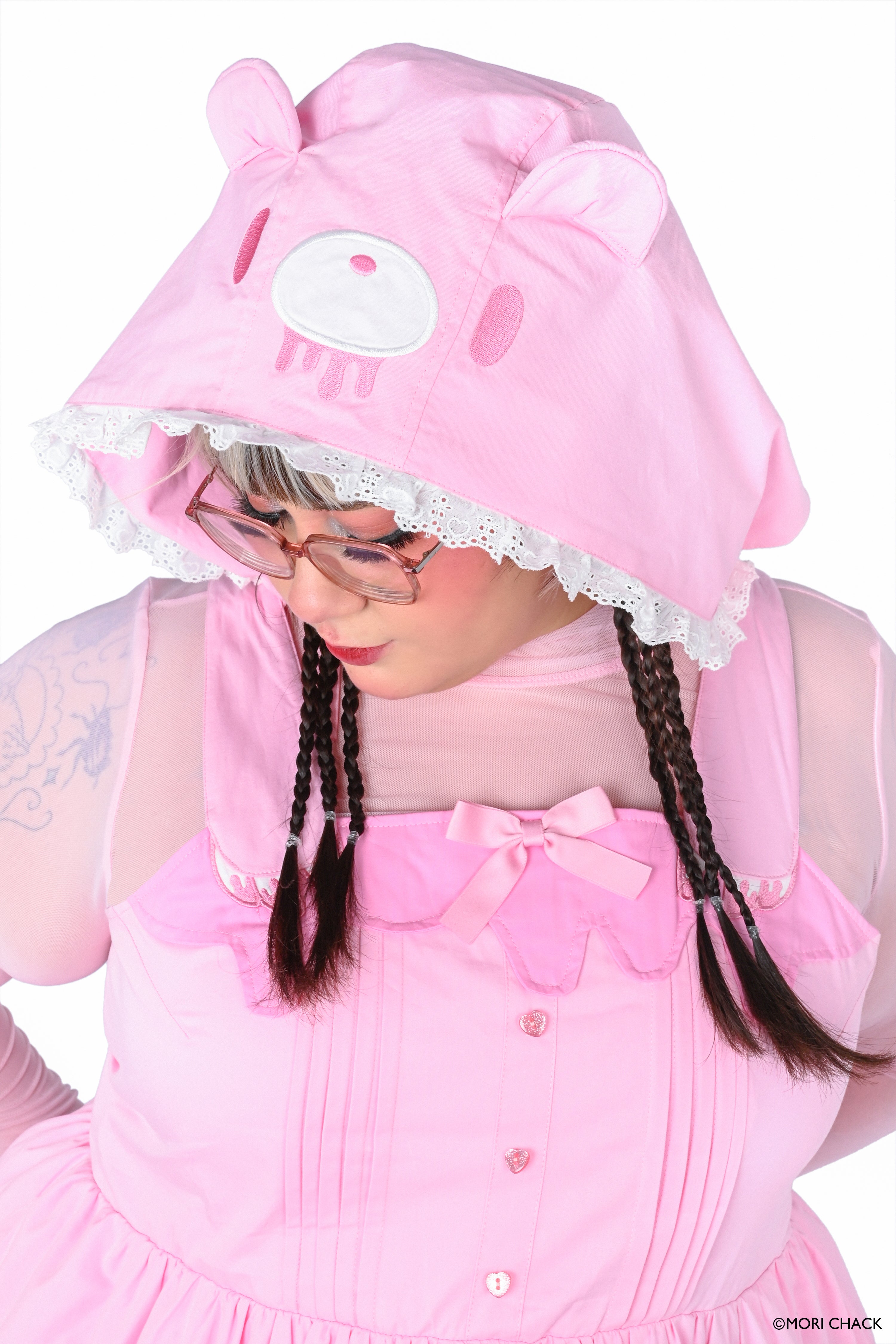 GLOOMY ルームウェア Gloomy Bear x My Violet - Gloomy Hooded Jumperskirt