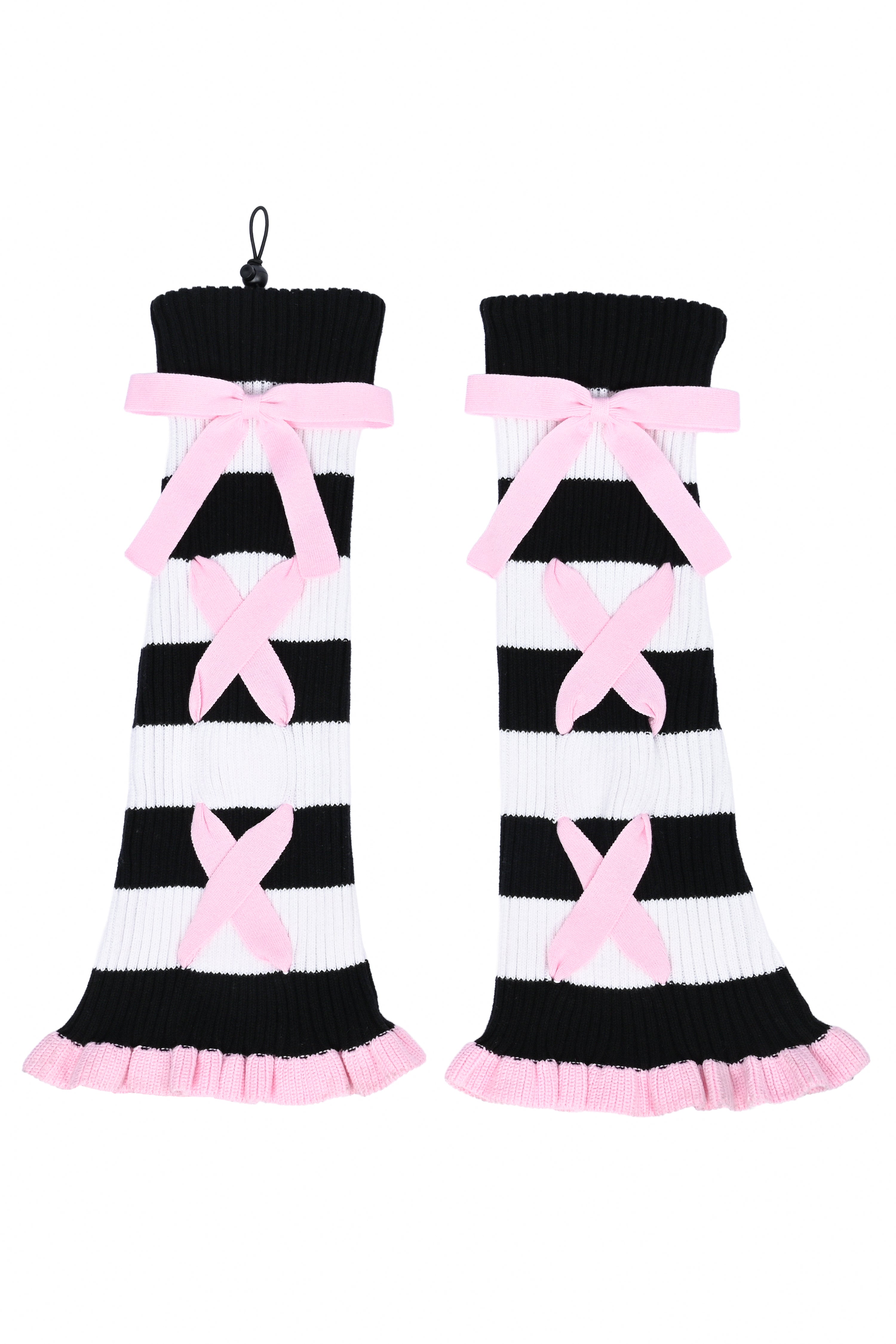 Bittersweet Stripe Leg Warmers