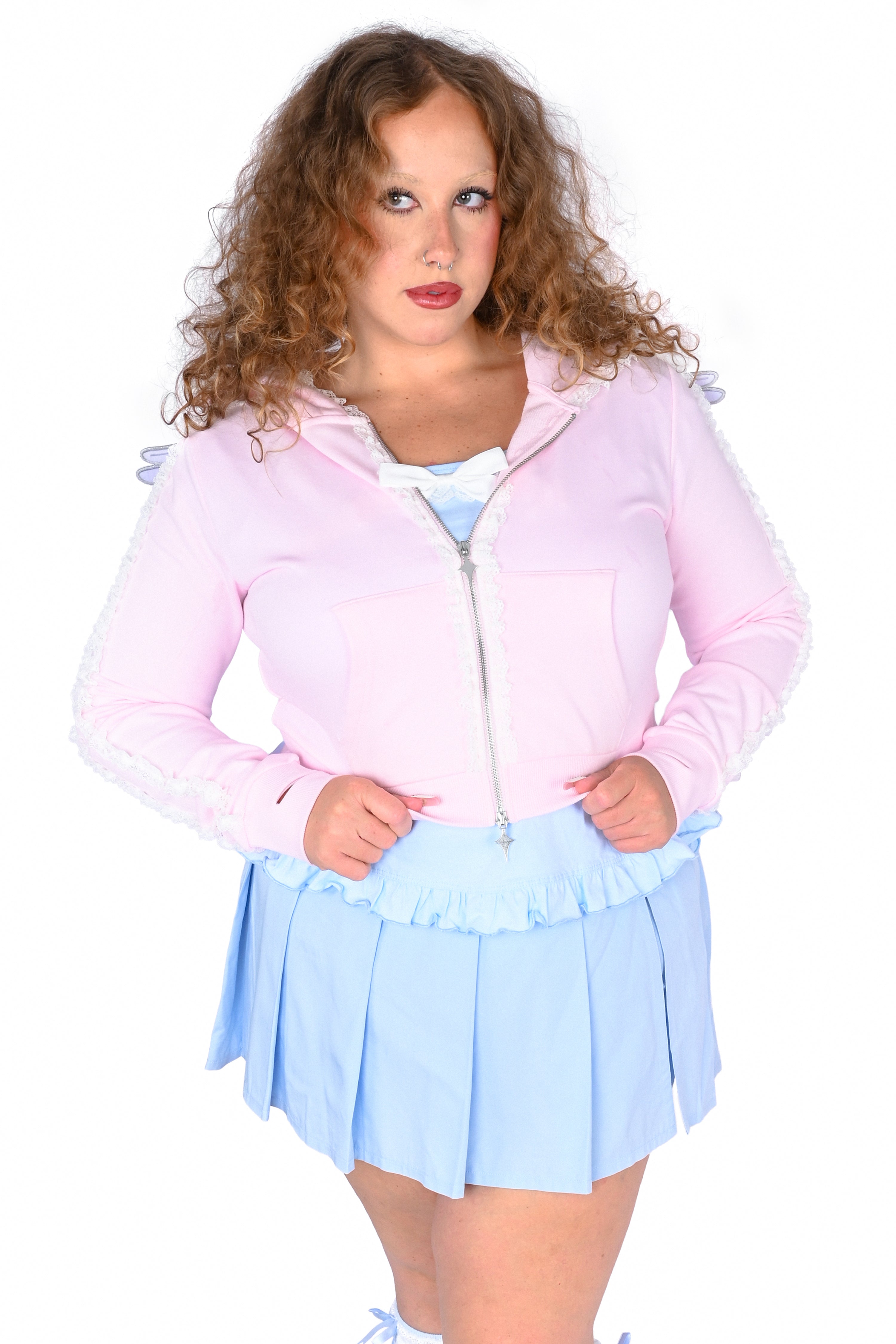 Halo Angel Wing Hoodie - Pink – My Violet