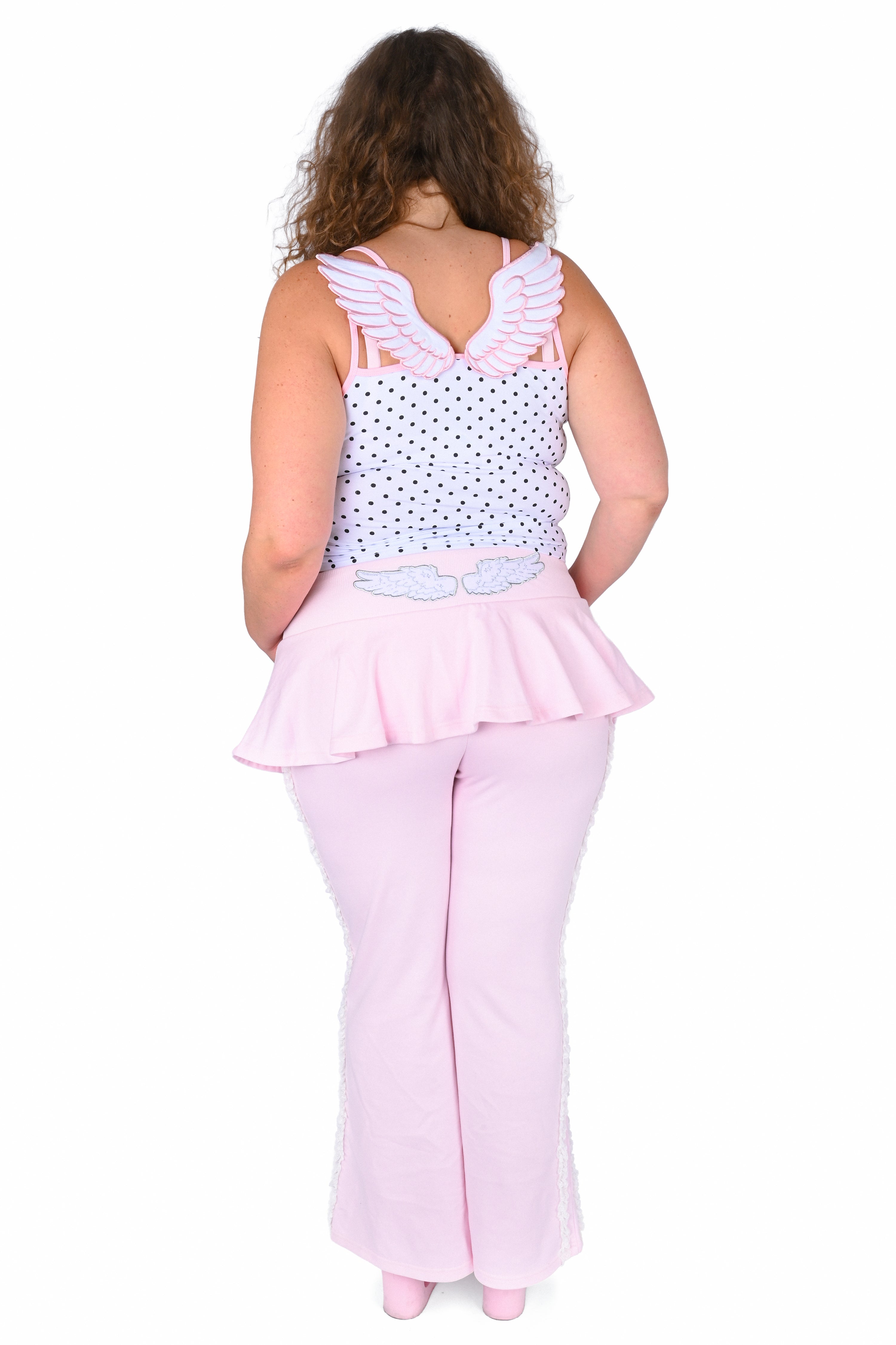 Halo Angel Wing Joggers - Pink