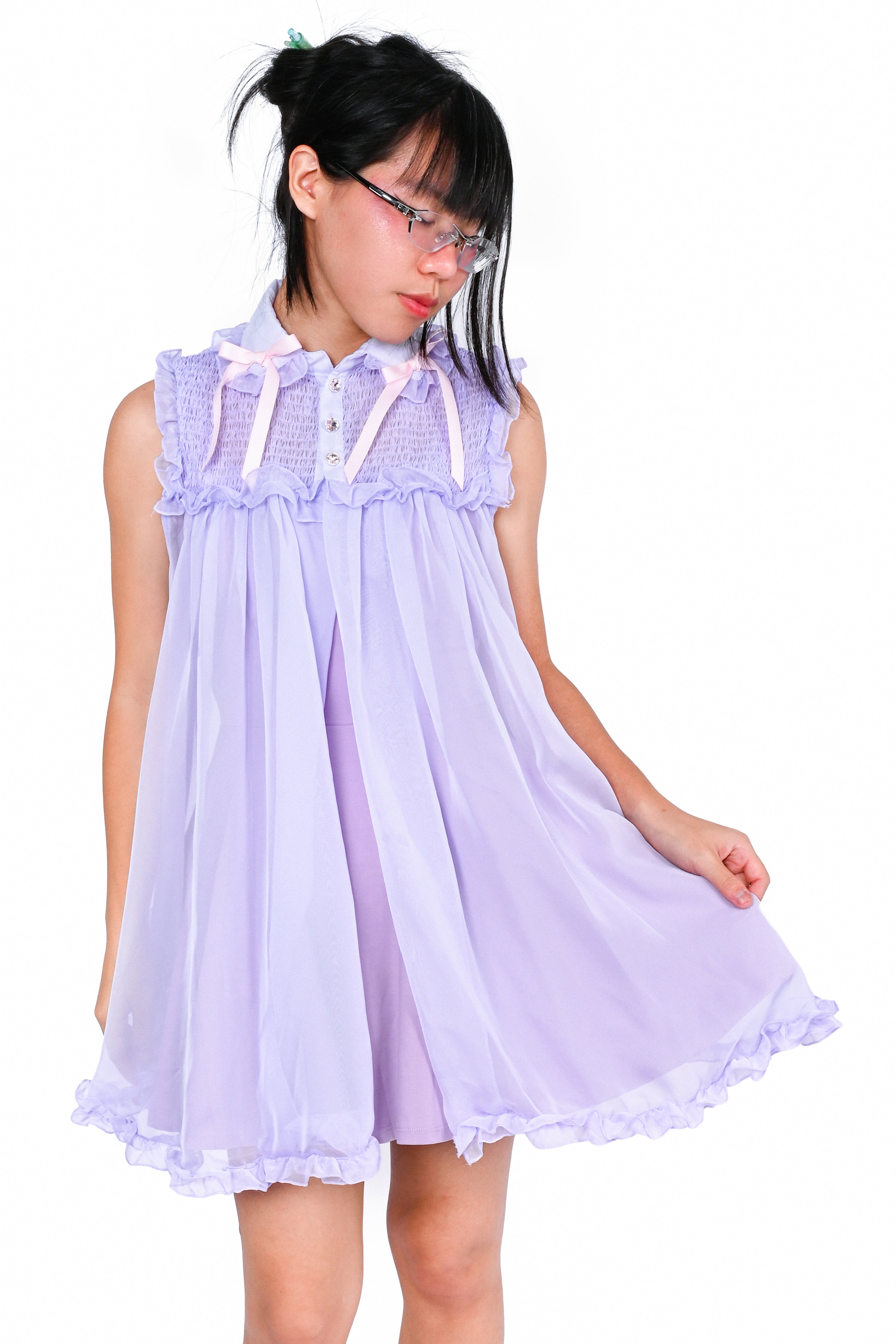 Vivi Peignoir - Lavender
