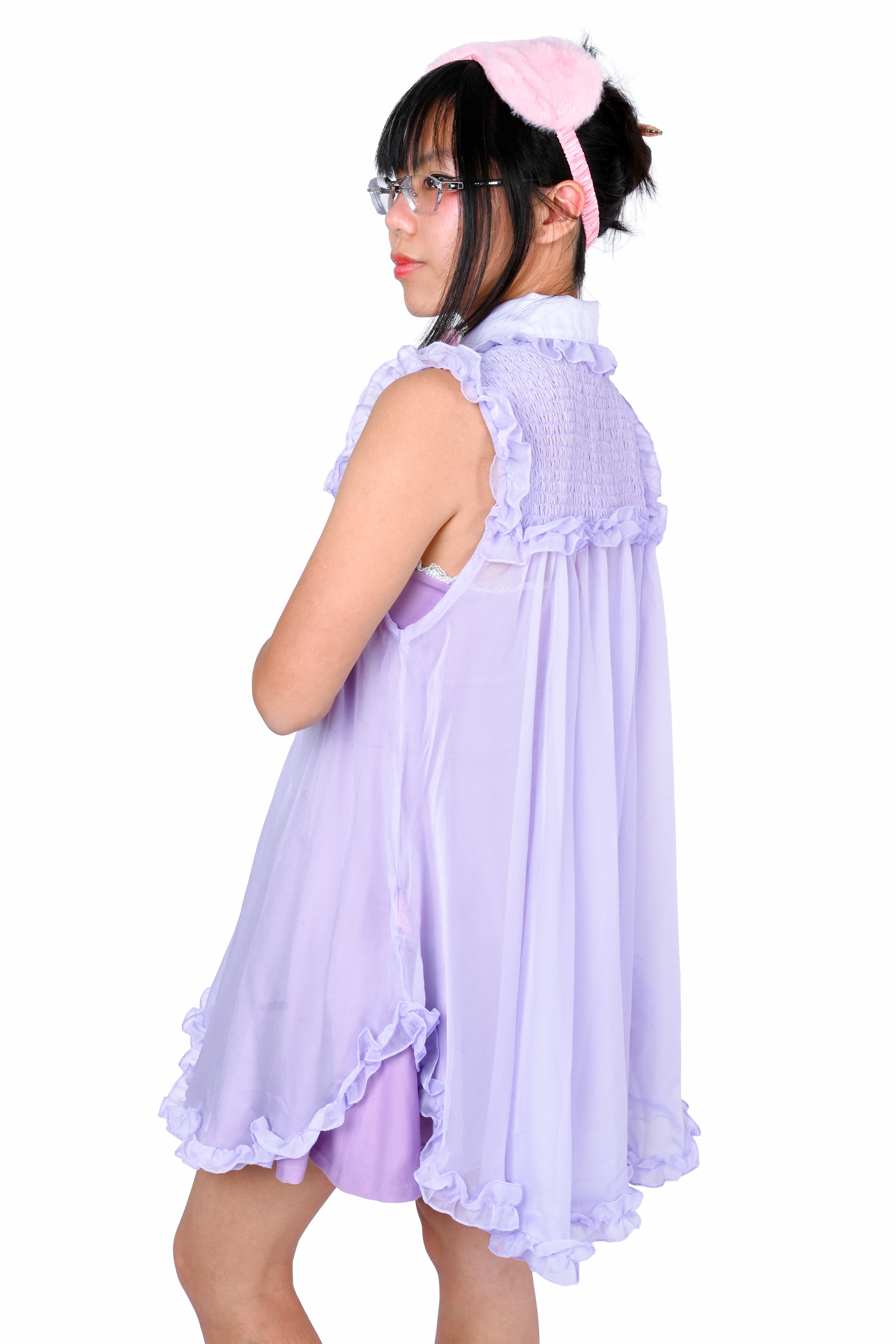 Vivi Peignoir - Lavender
