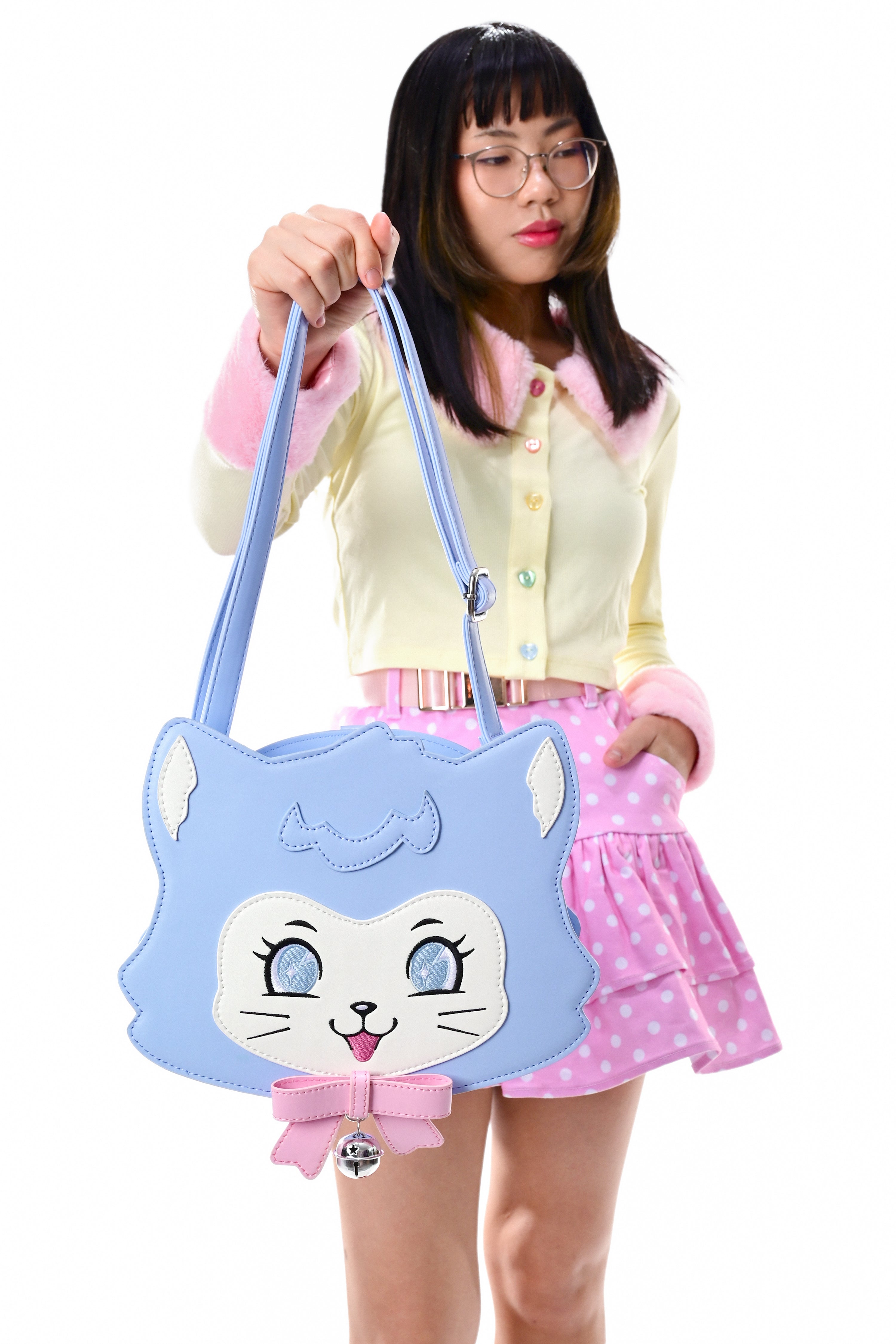 Darling Kitten 3-Way Bag - Blue