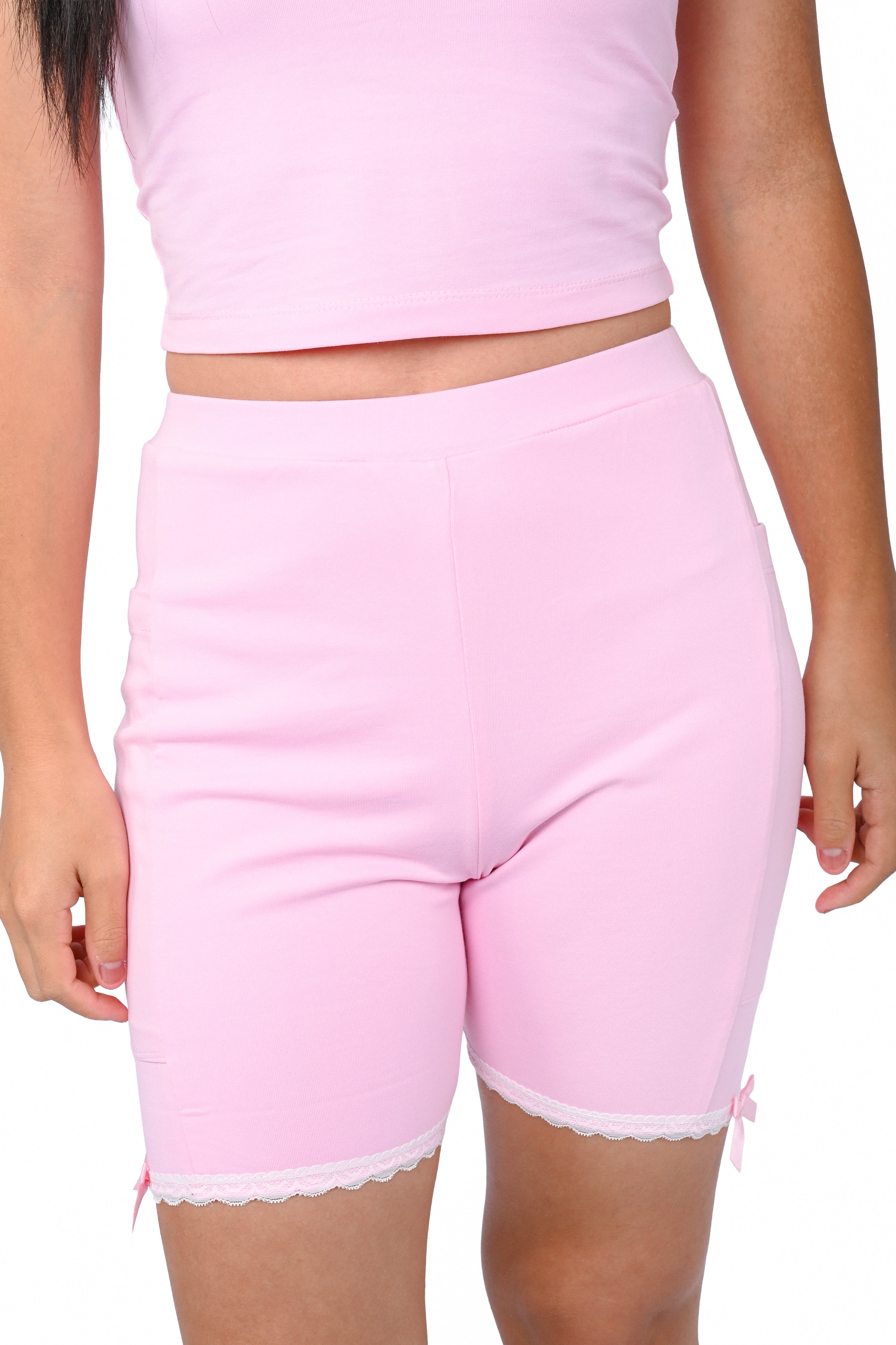Basics Biker Shorts - Pink