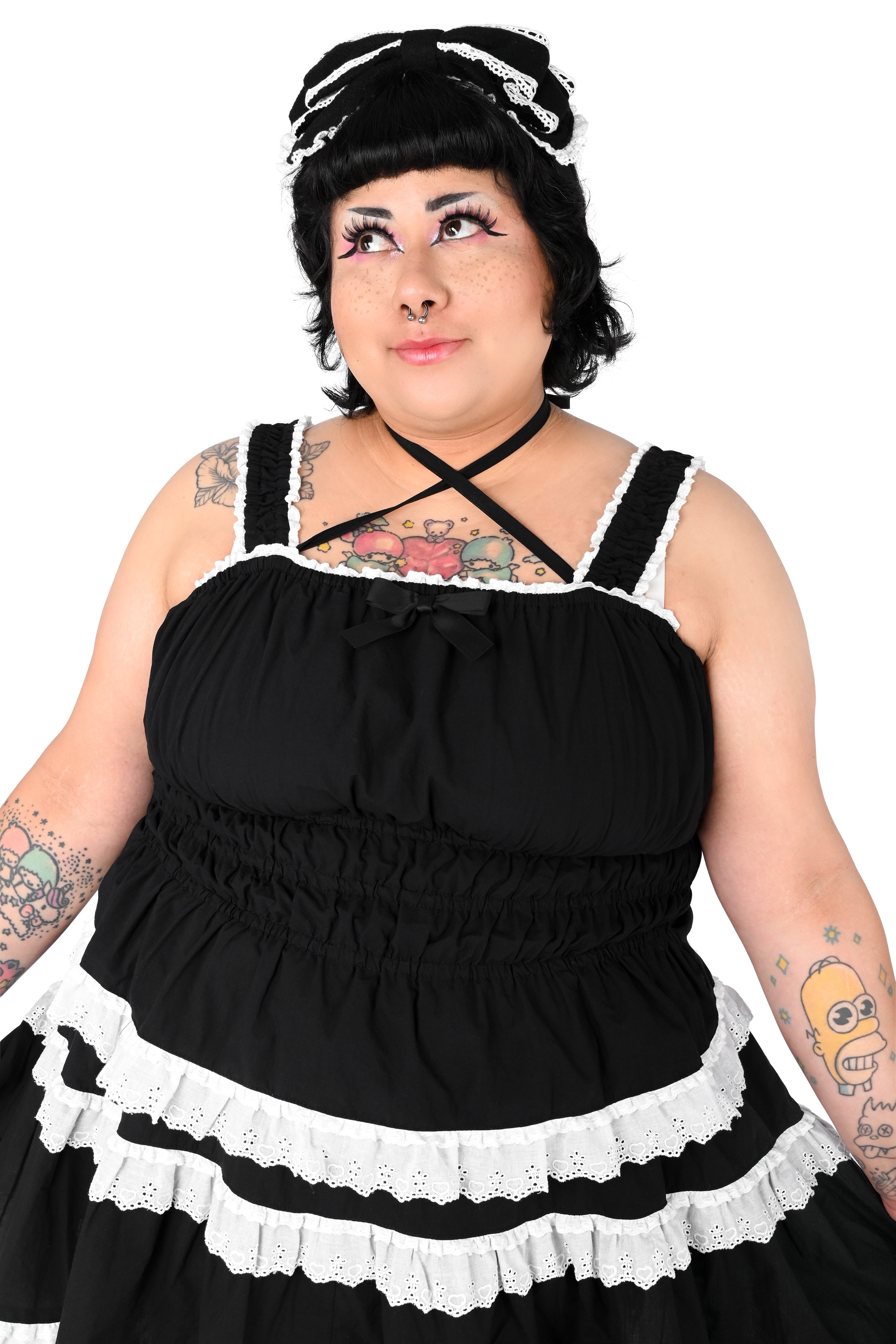 Katherine Shirred Camisole - Black – My Violet