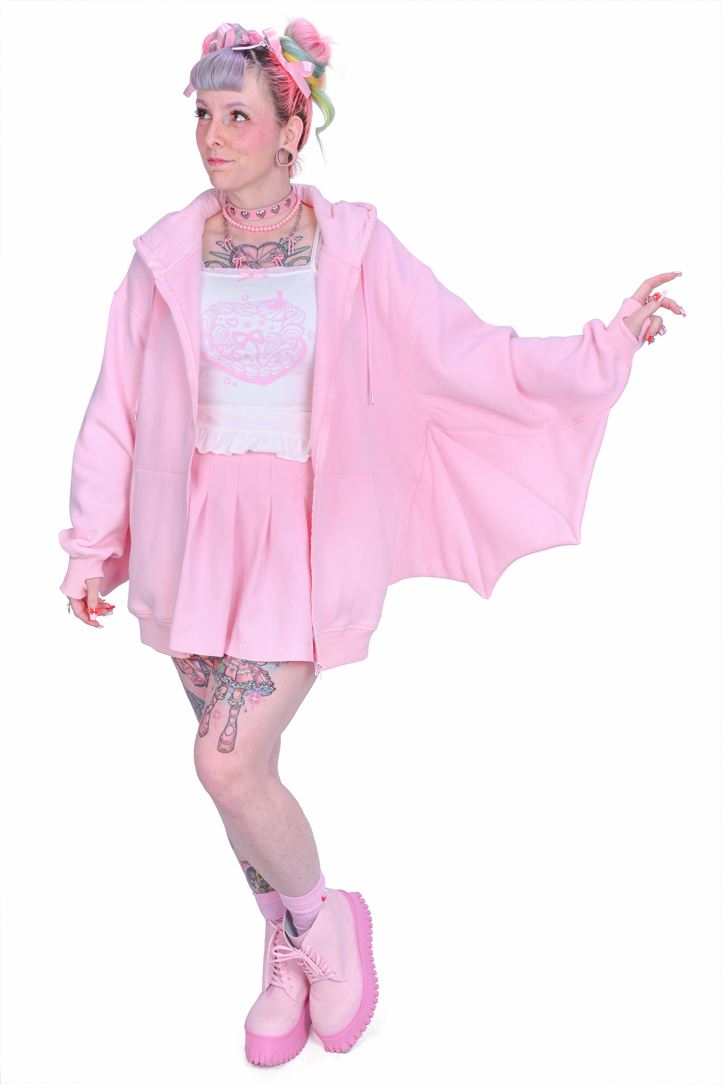 Batty Hoodie - Pink