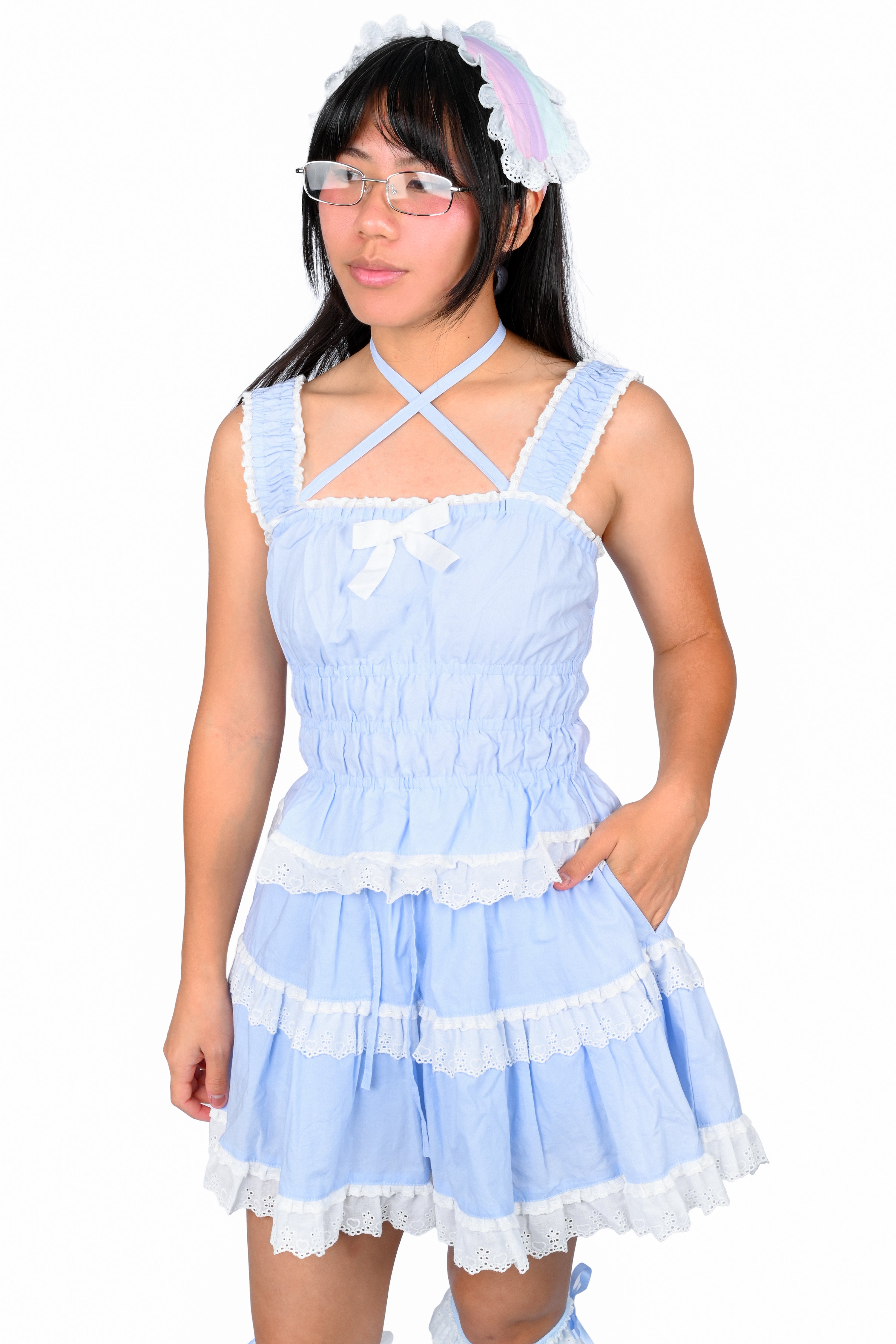 Katherine Bloomer Skort - Sky Blue