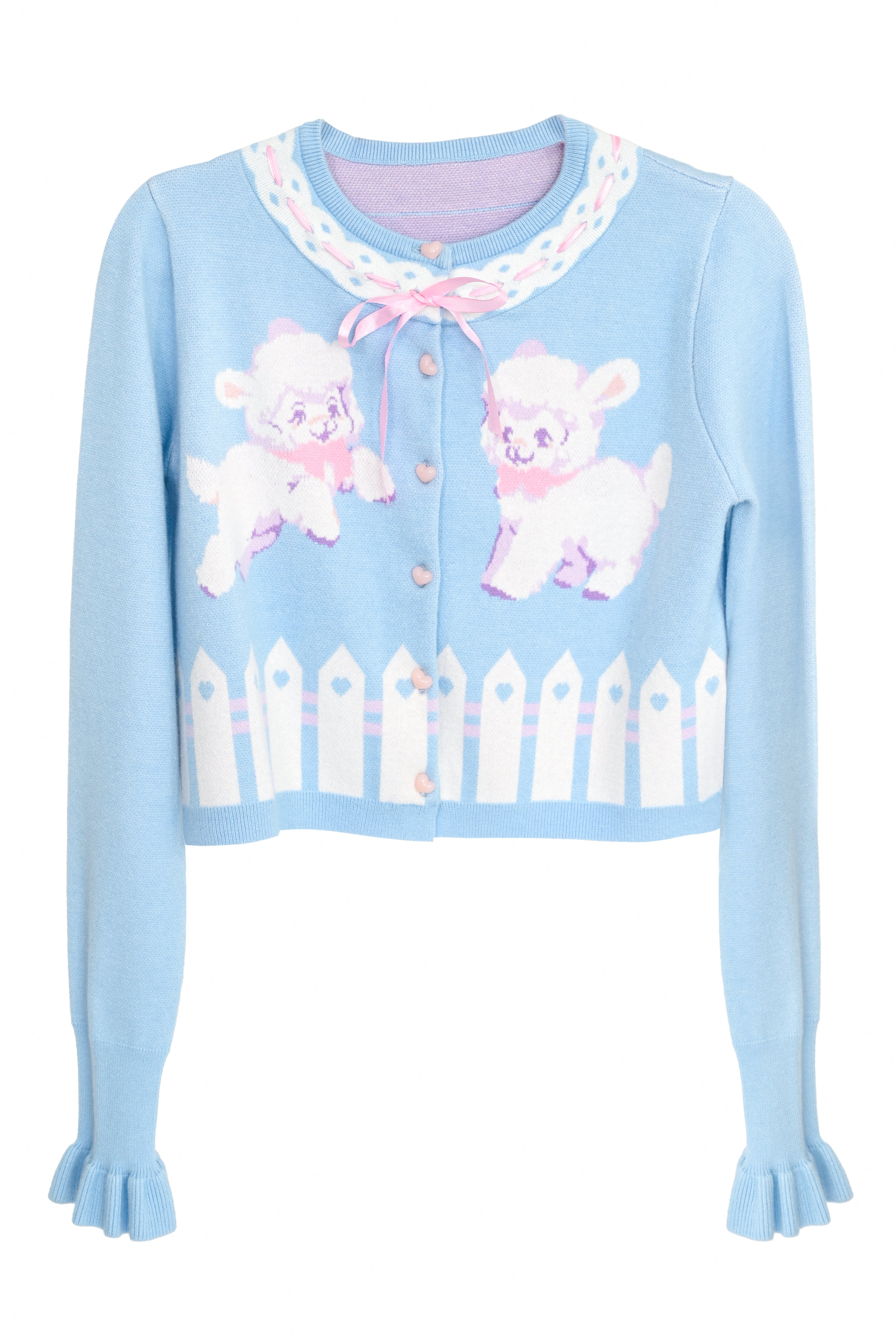 Little Lamb Cropped Cardigan