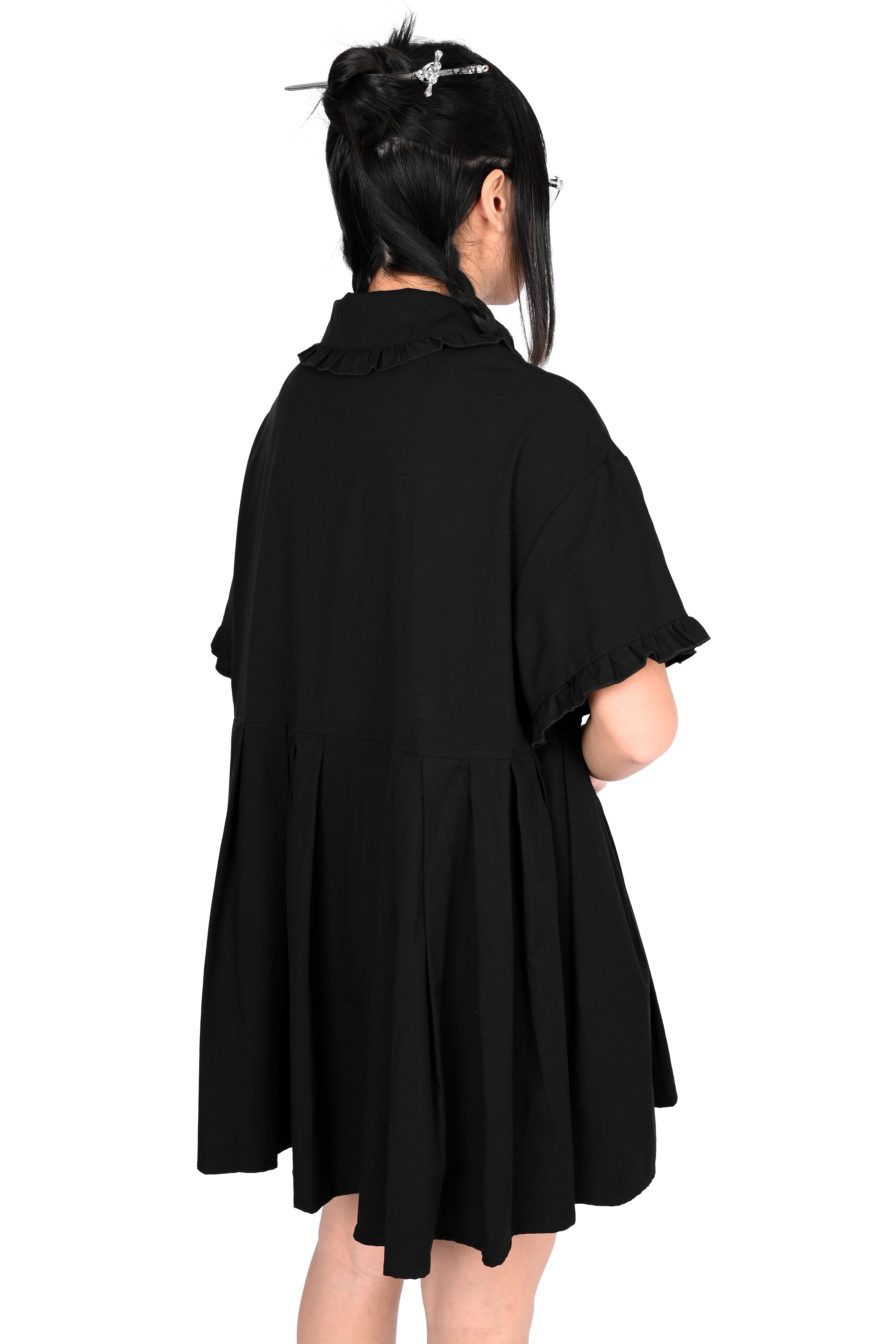 Stella Shirt Dress - Black