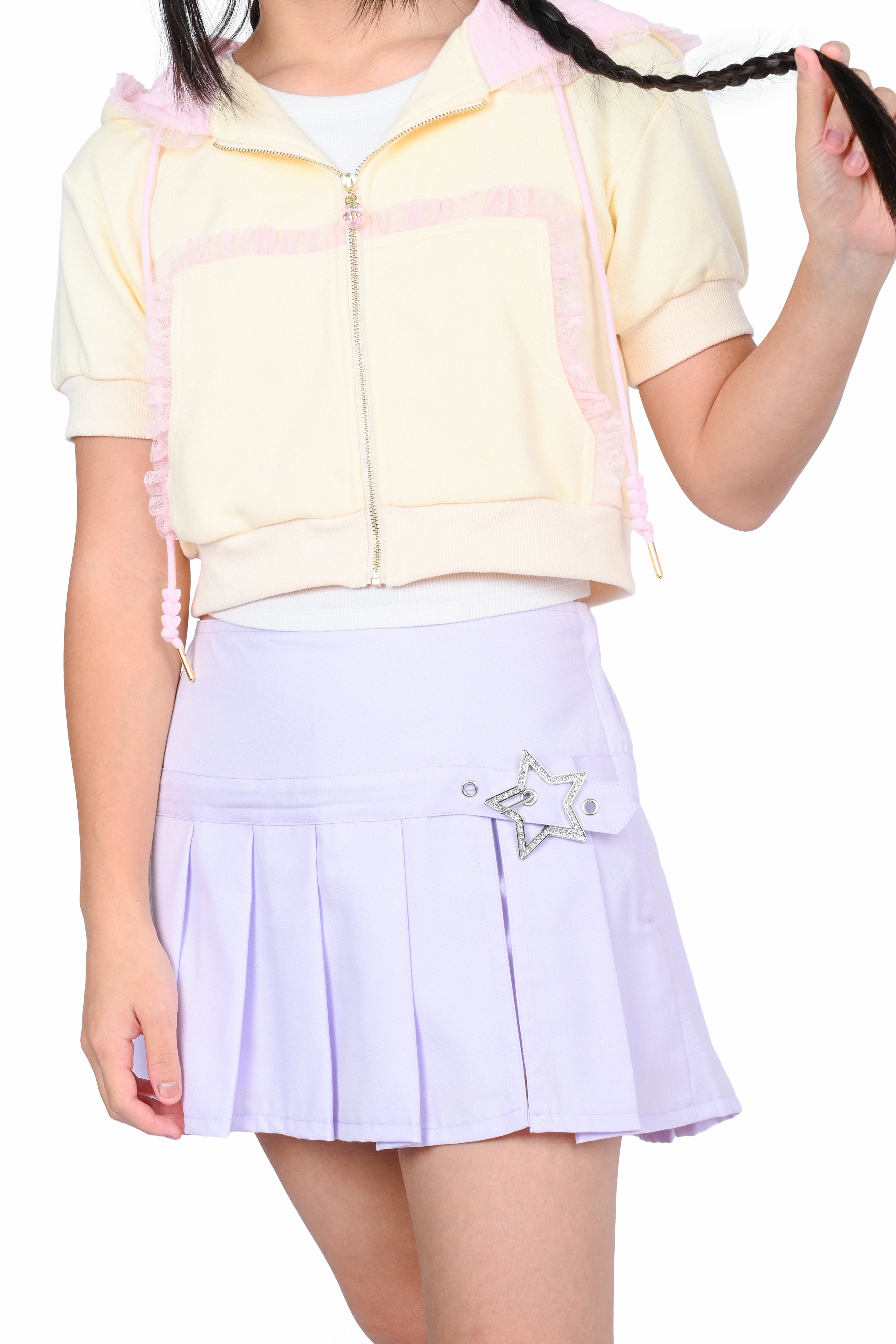 Hailey Pleated Skirt - Lavender