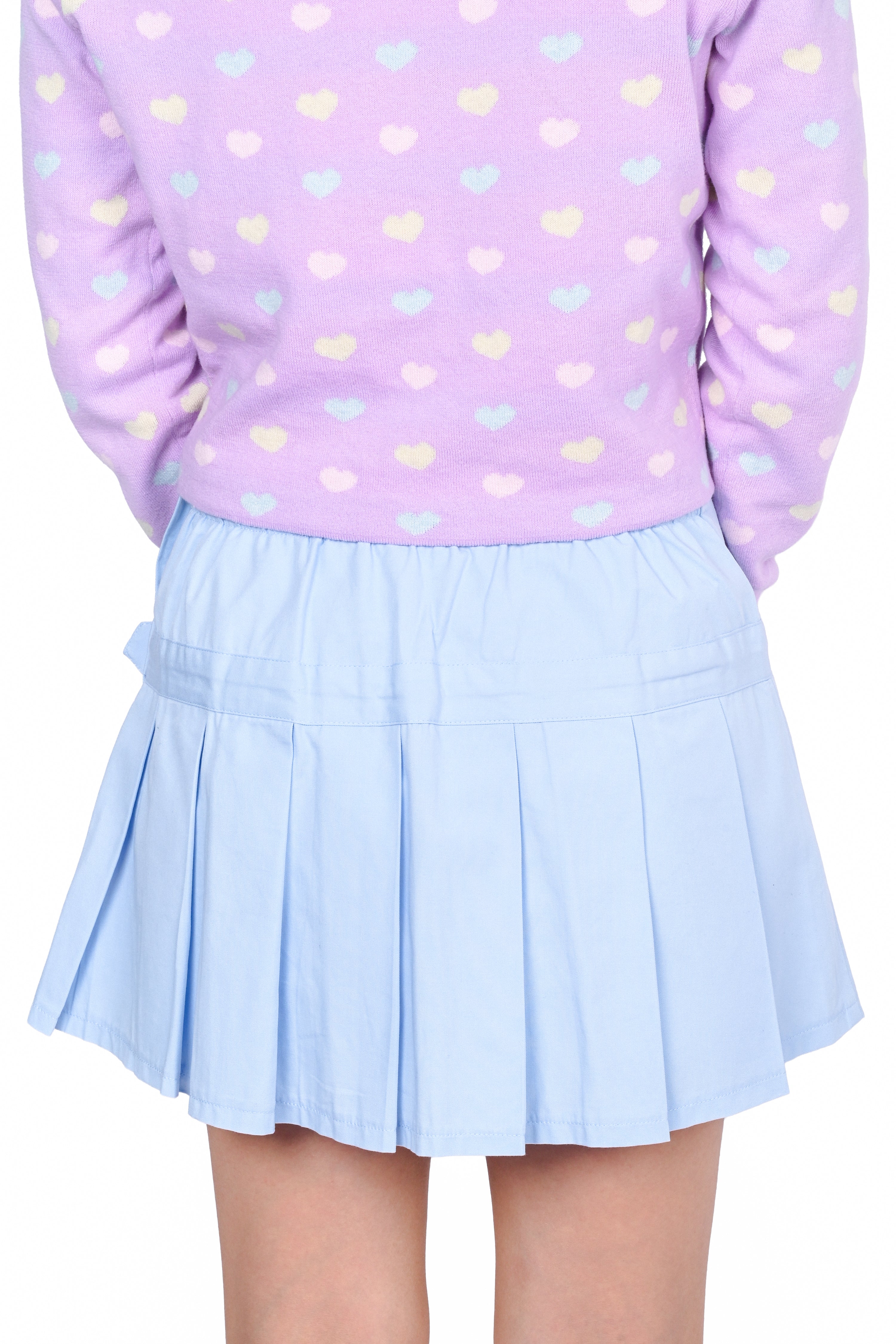 Hailey Pleated Skirt - Blue