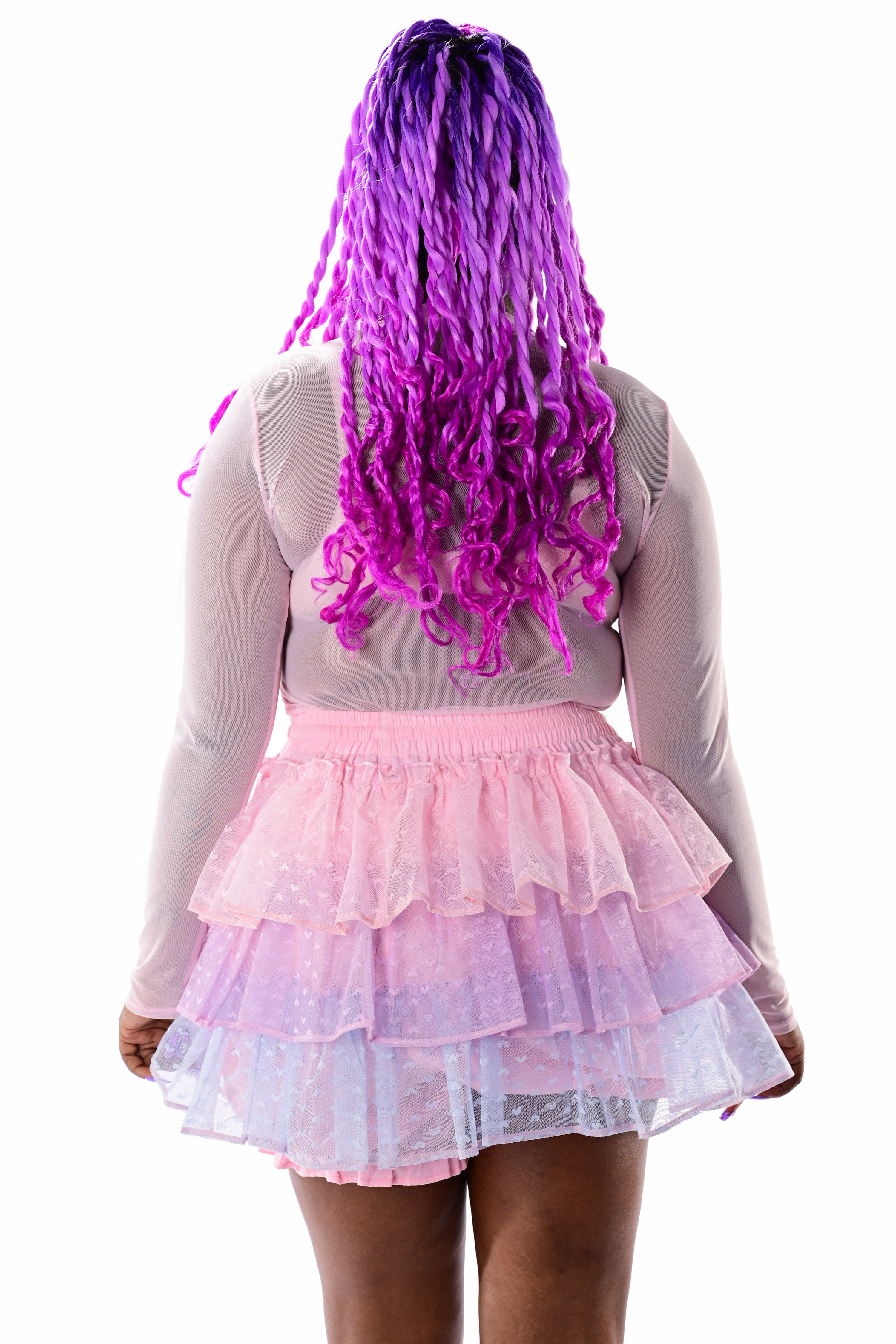 Cotton Candy Ruffle Skort