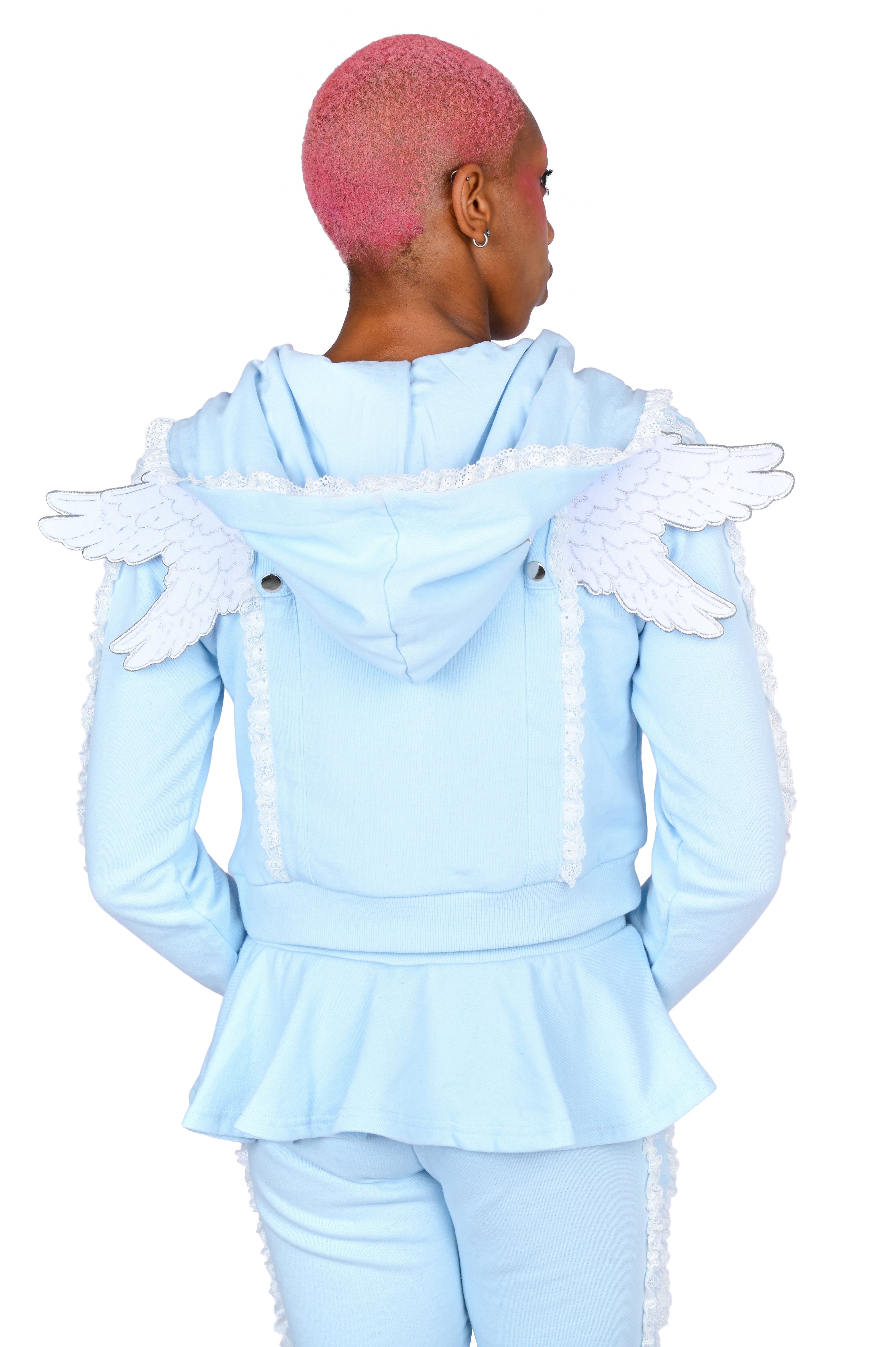 Halo Angel Wing Hoodie - Blue – My Violet