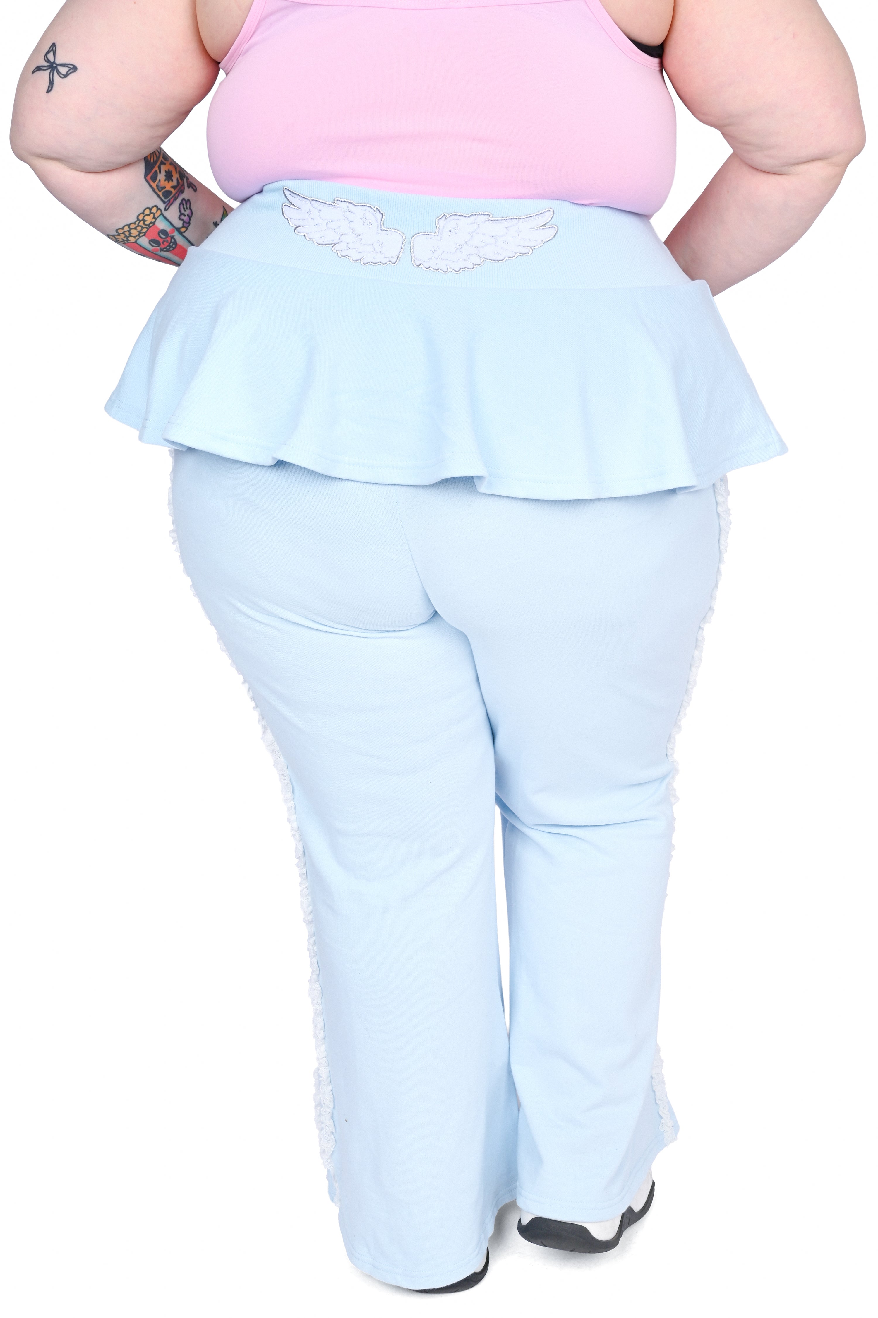 Halo Angel Wing Joggers - Blue
