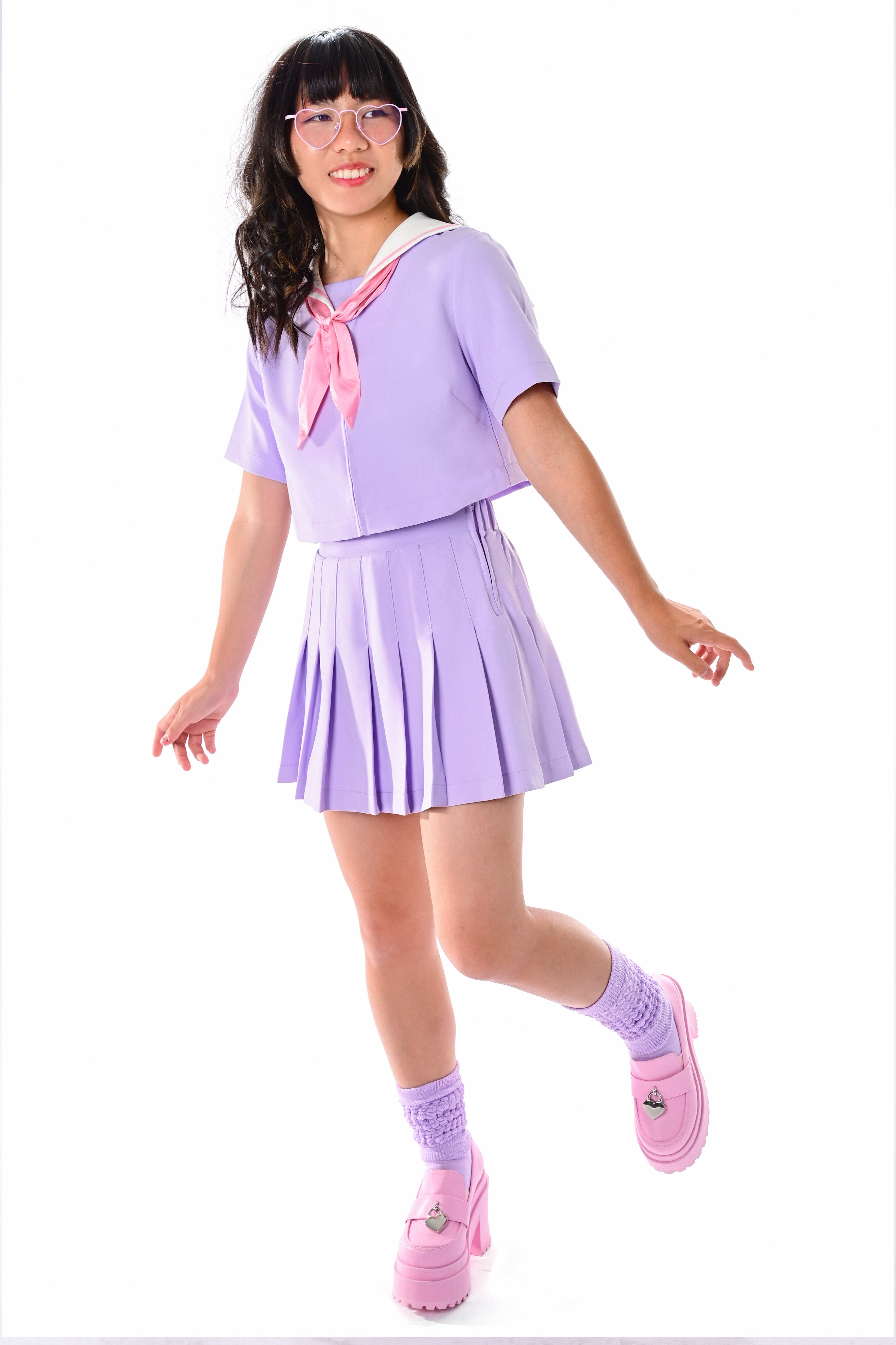 Eva Sailor Top - Lavender