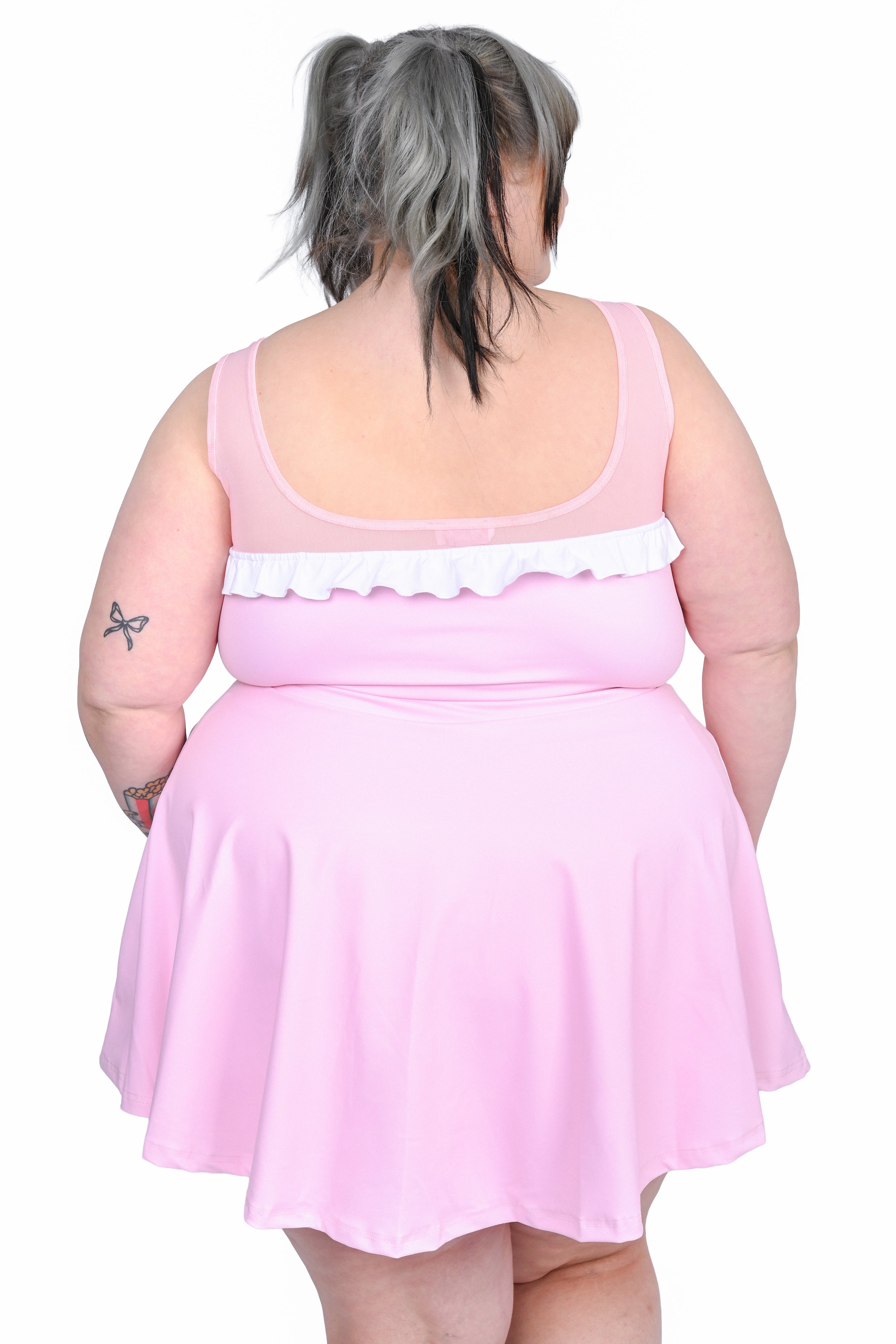 Pink Ruffle Active Dress 3X Pink Ruffle Active Dress 3X