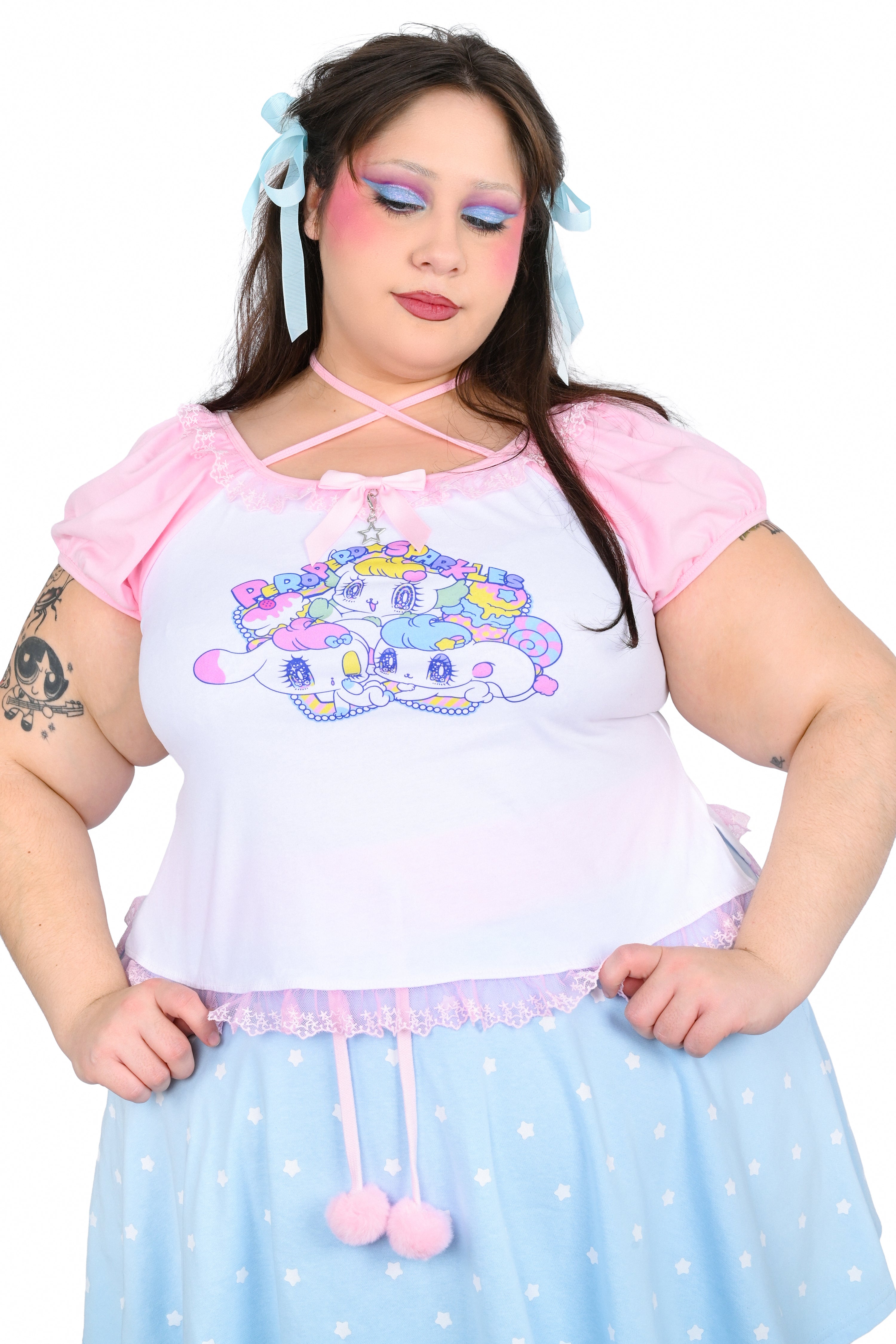 Peropero Sparkles Cutsew Top – My Violet
