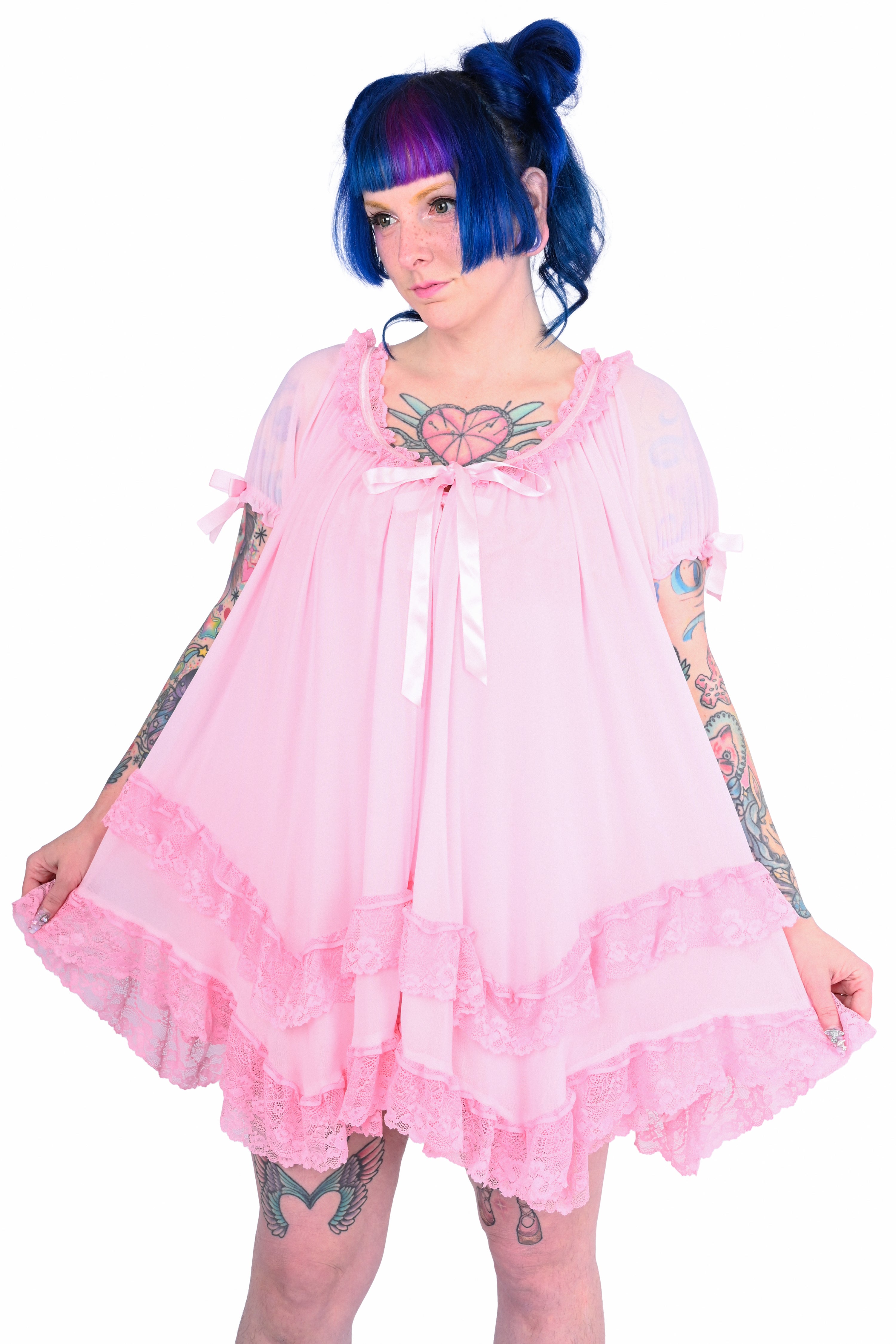 Brigitte Peignoir - Pink