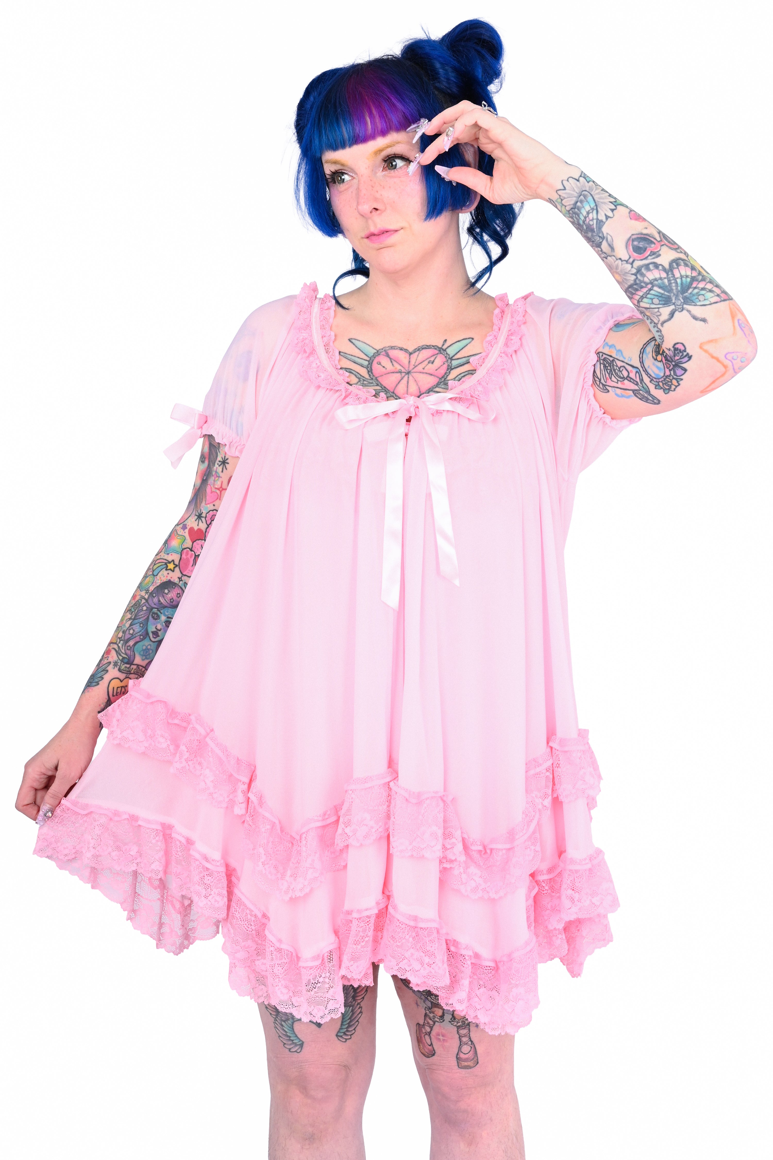 Brigitte Peignoir - Pink