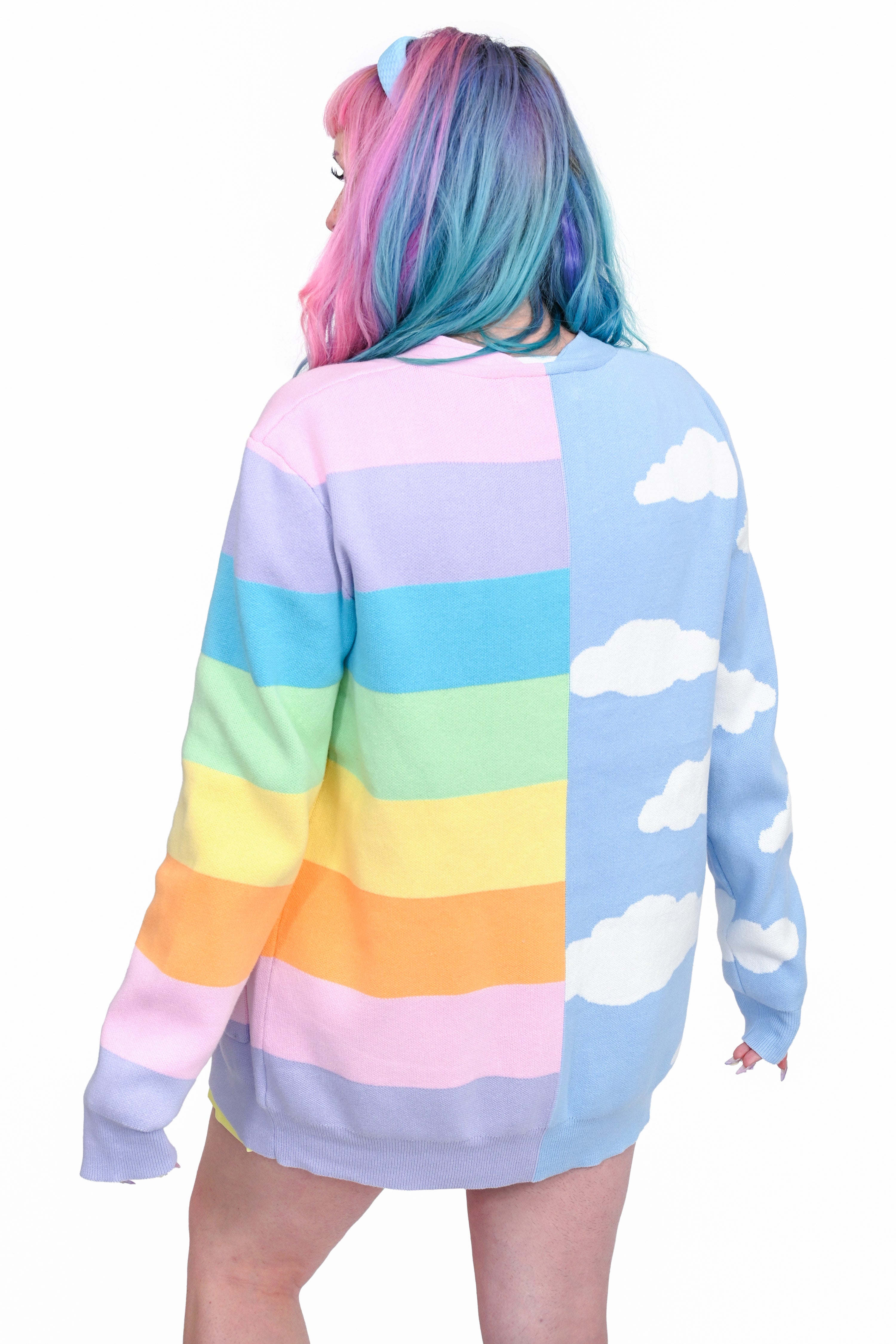 Rainbow Skies Split Cardigan - XS/S left!