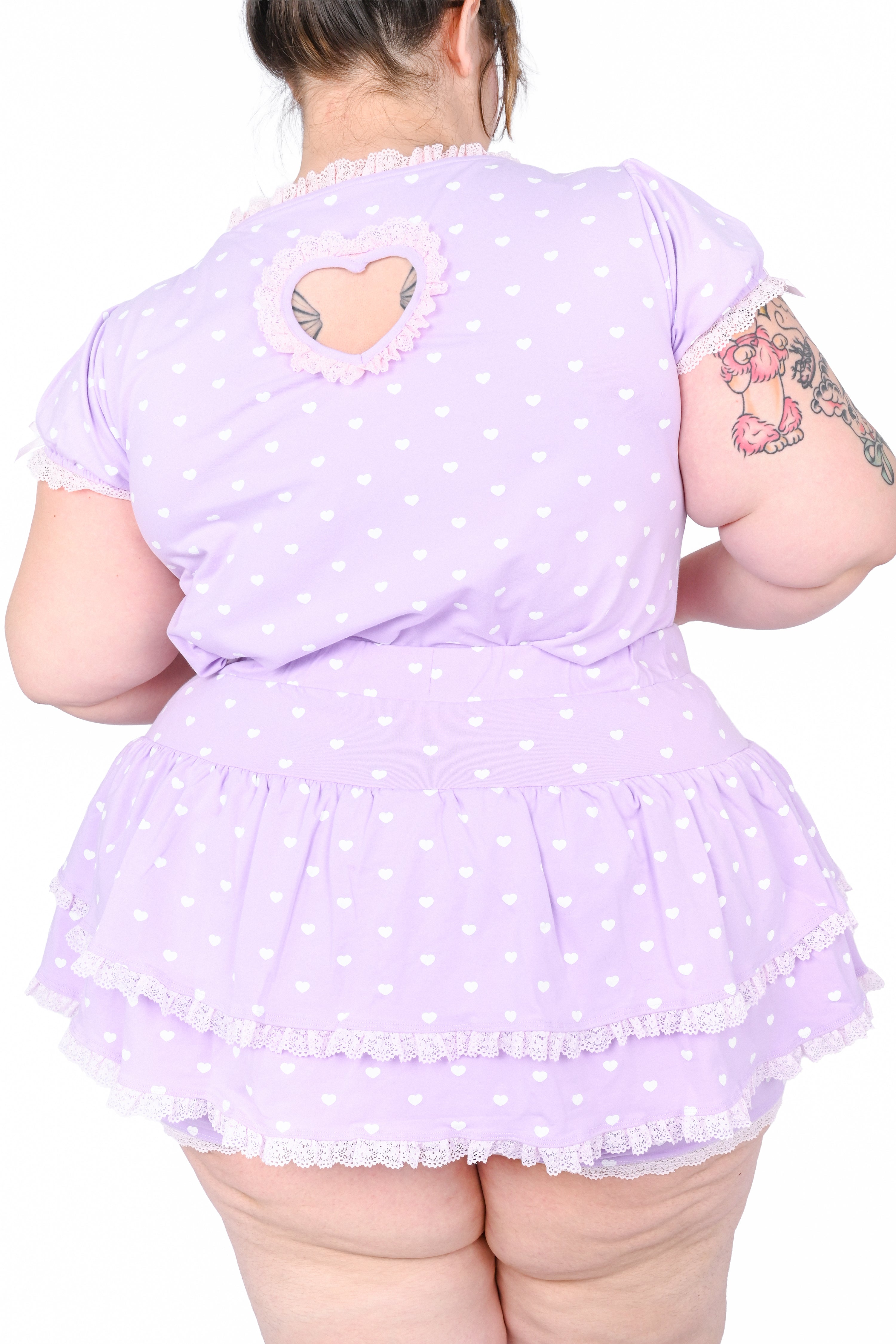 Sabrina Ruffle Skort - Lavender