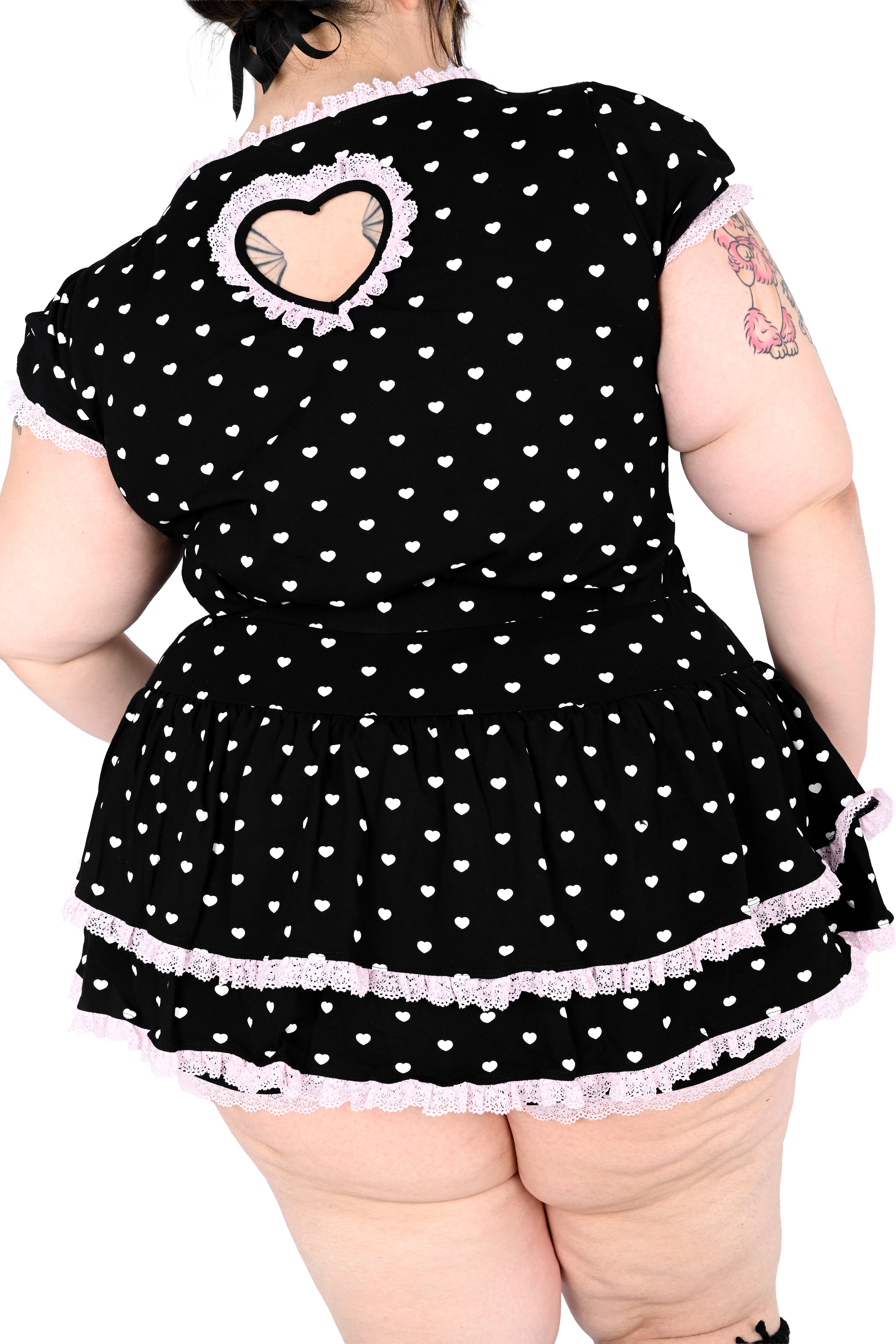 Sabrina Ruffle Skort - Black