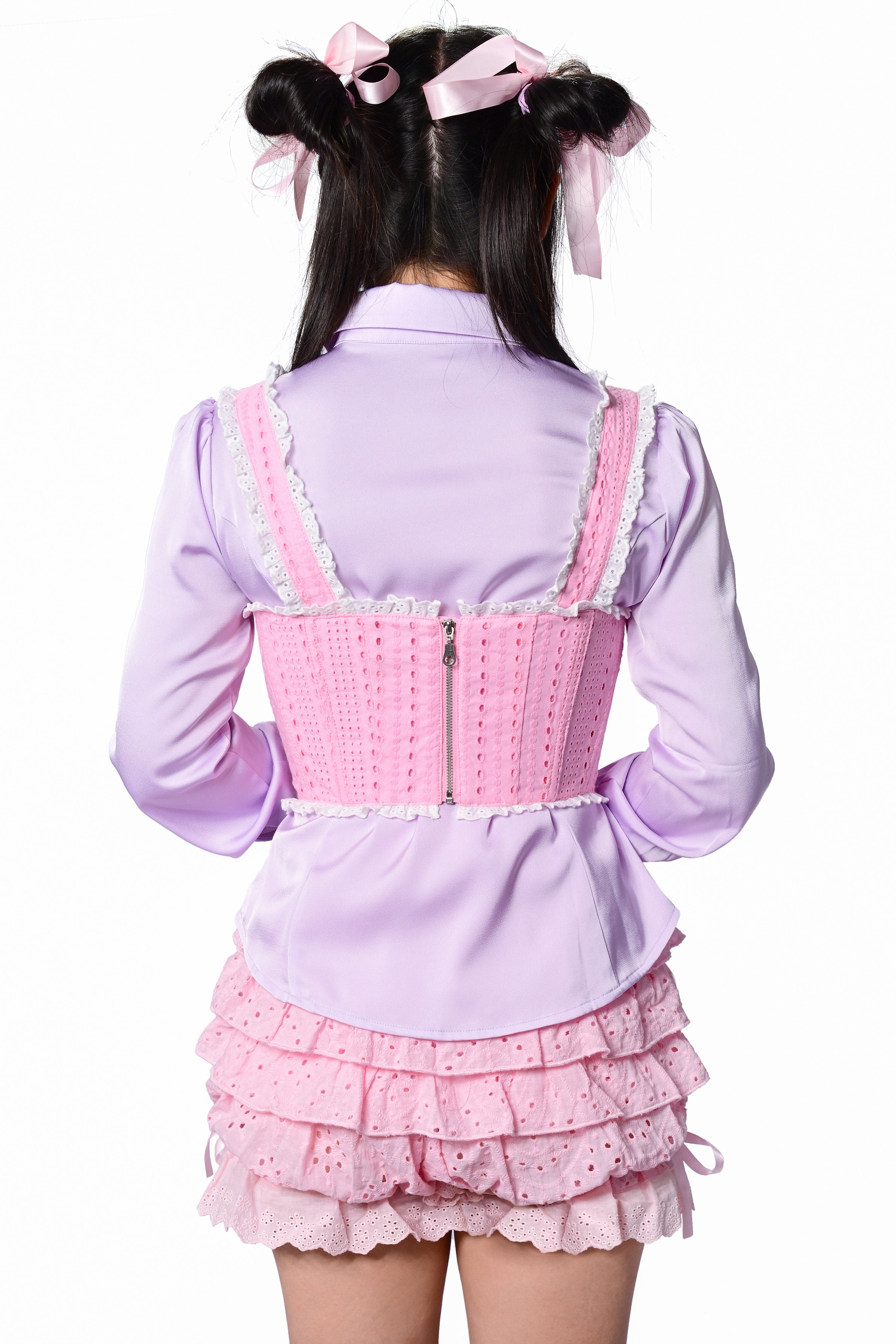 Yvonne Corset Top - Pink