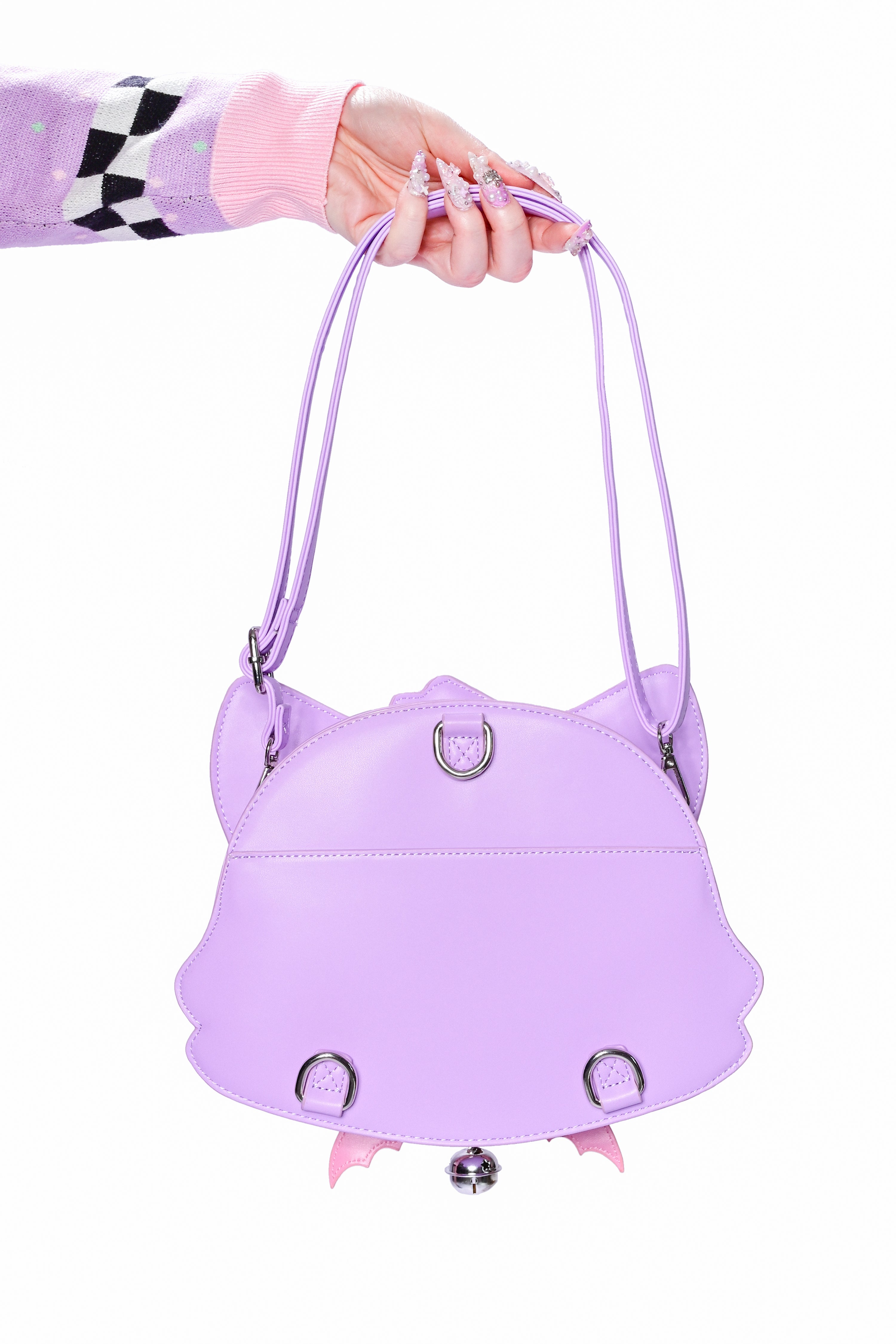 Vampire Kitten 3-Way Bag - Lavender