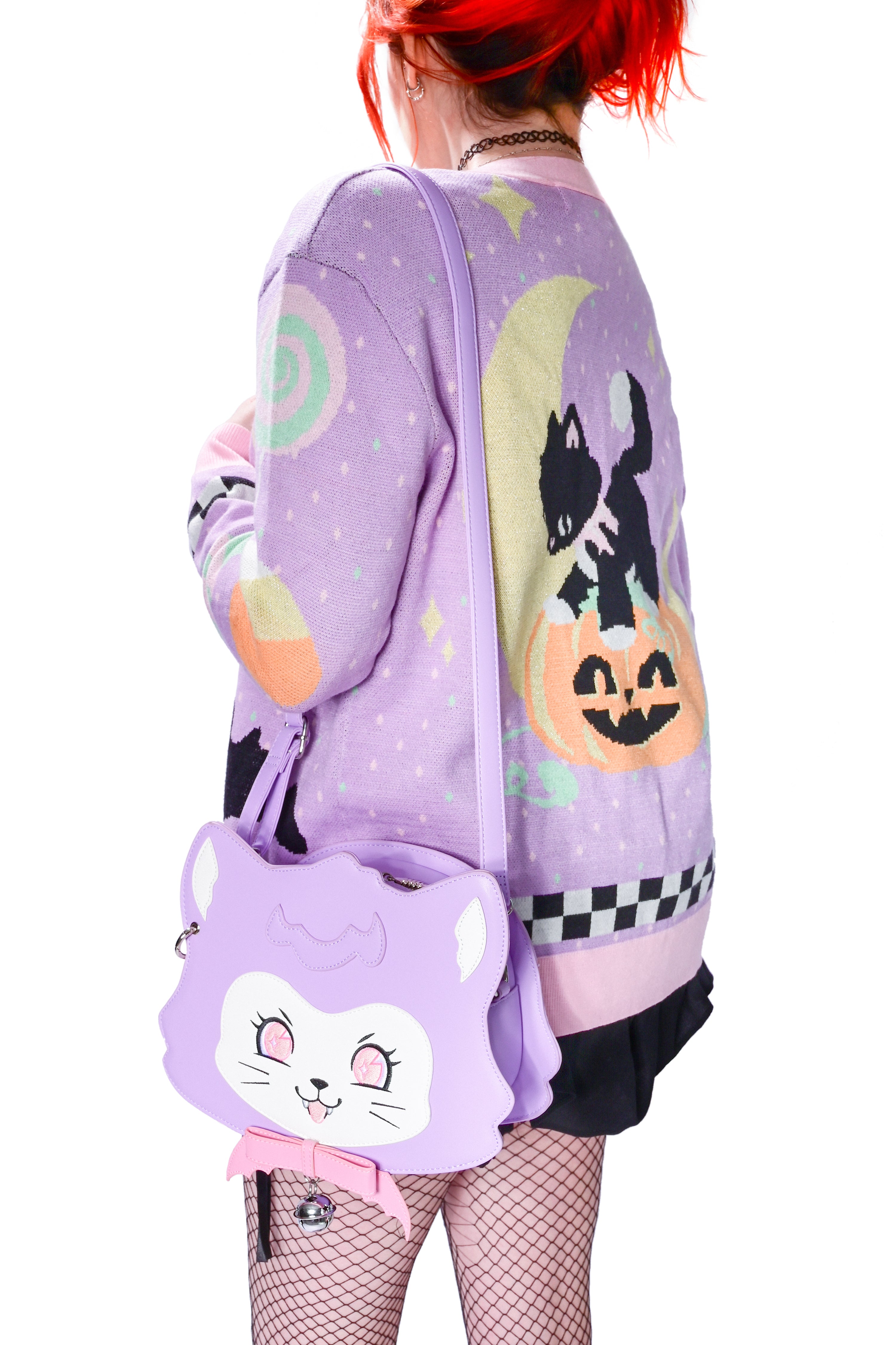 Vampire Kitten 3-Way Bag - Lavender