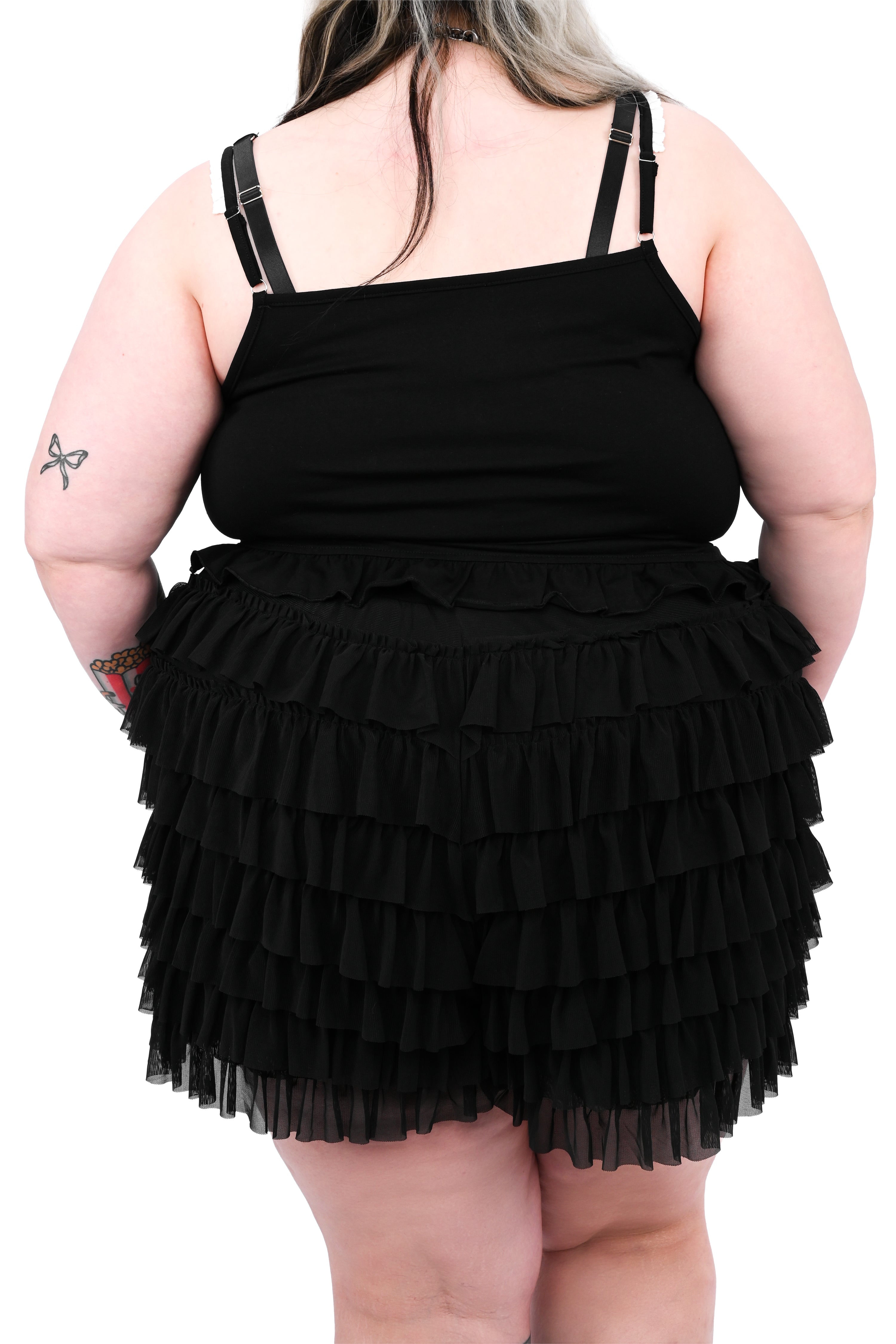 Lola Ruffle Shorts - Black – My Violet