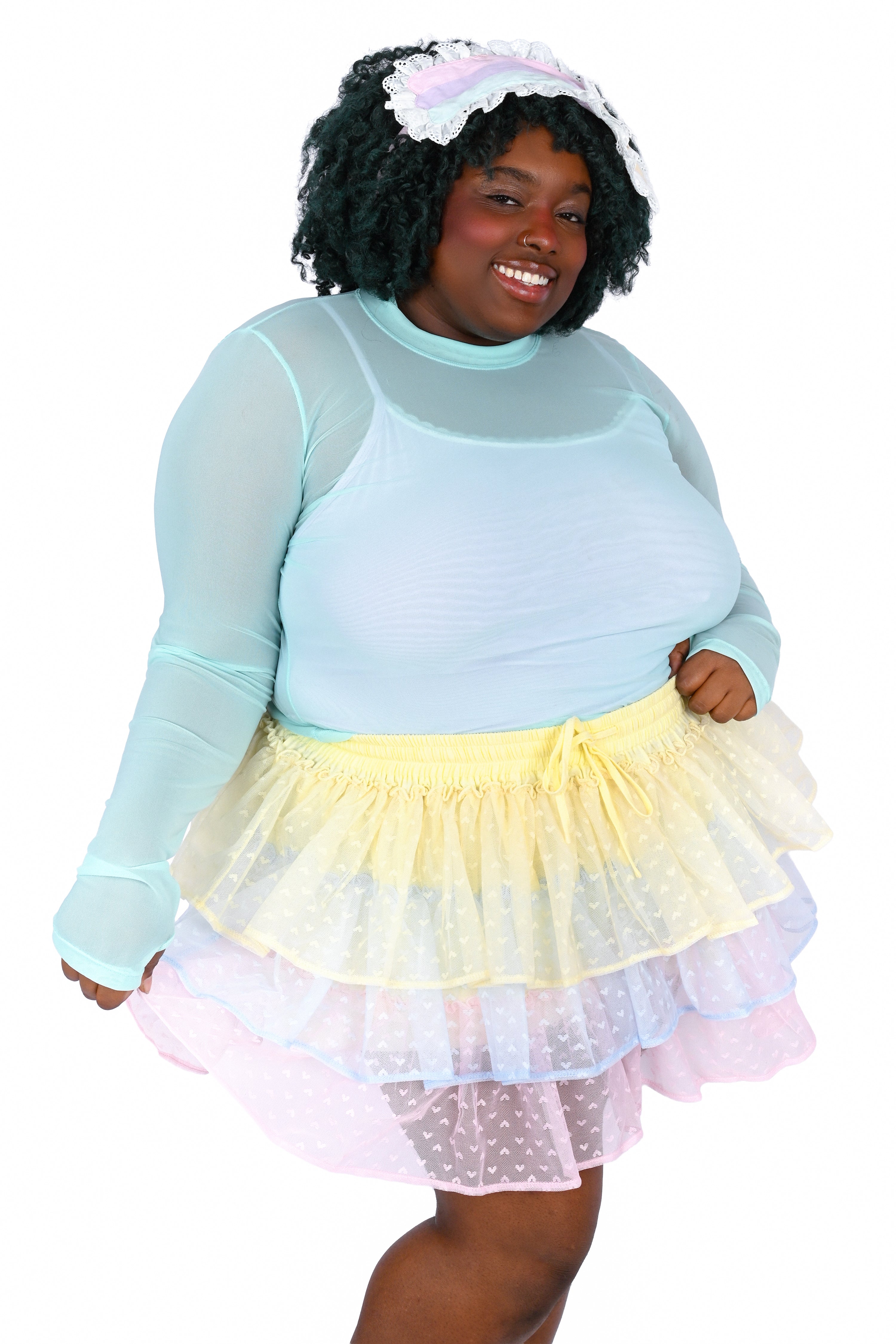 Cotton Candy Ruffle Skort - Buttermint – My Violet